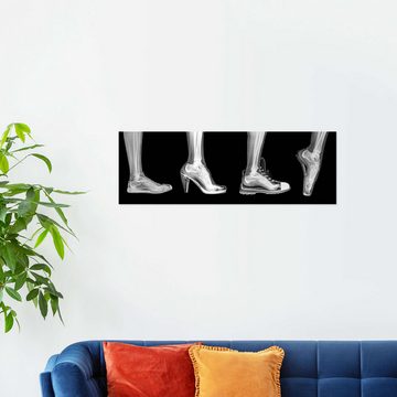 Posterlounge Wandfolie PhotoStock-Israel, Verschiedene Schuhe (Röntgenbild), Arztpraxis Fotografie