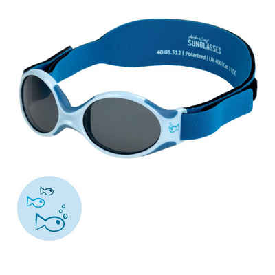 ActiveSol SUNGLASSES Sonnenbrille »Baby Sonnenbrillen EXPLORER, Jungen & Mädchen, 0-2 Jahre« Polarisierte premium Gläser mit Lotuseffekt gegen Schmutz und Kratzer. Super softes, stufenlos verstellbares Kopfband - kein klemmen, kein zwicken.