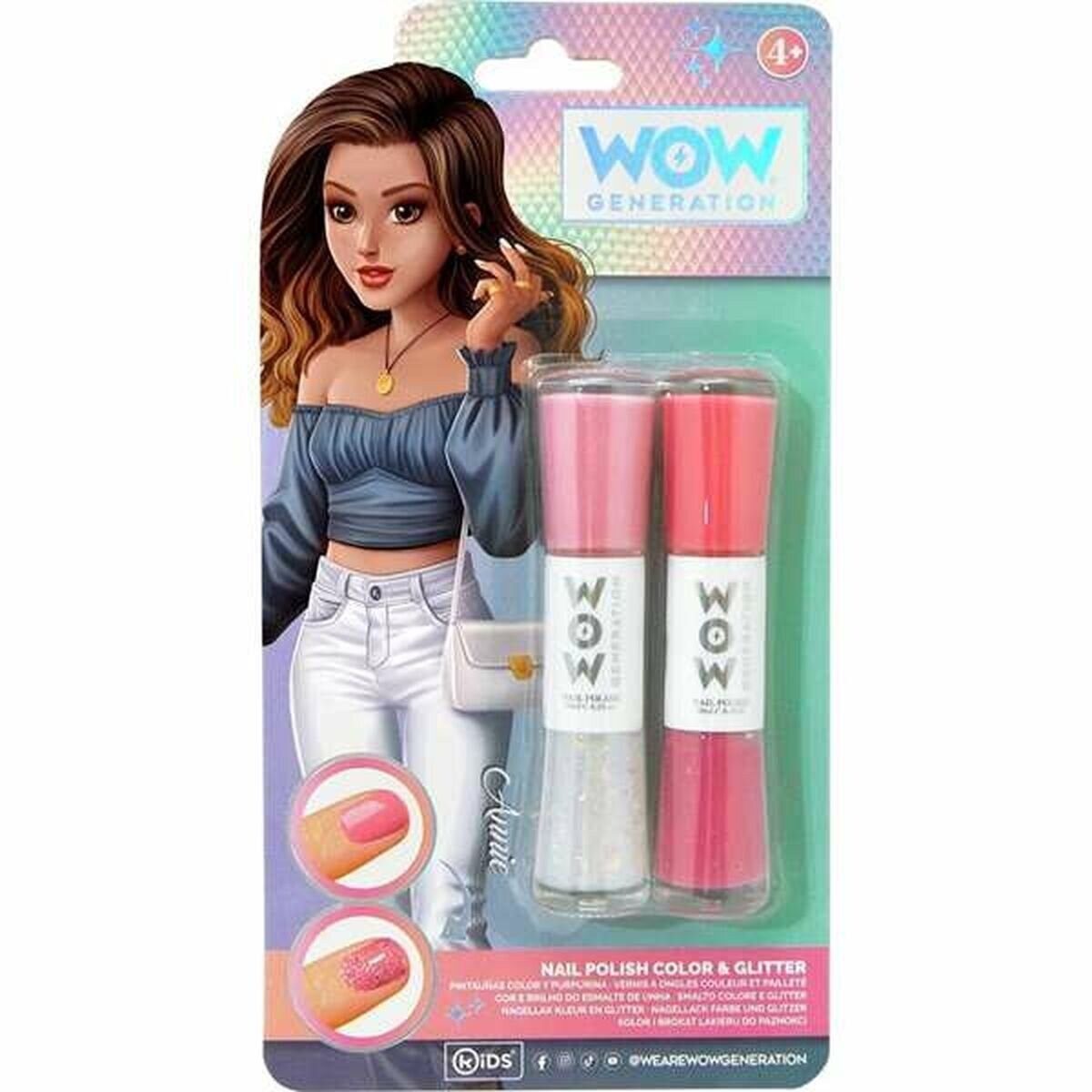Kids Euroswan Nagellack Wow Generation Glitter Nagellack sortiert