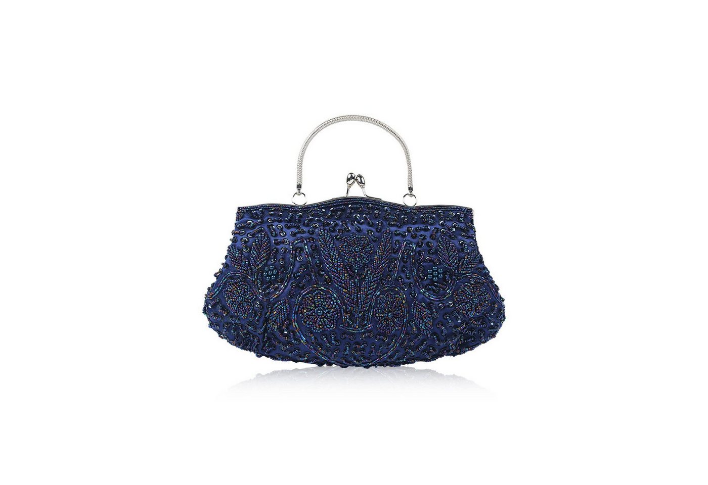 nsihing Abendtasche Damen Handgemachte Perle Handtasche Clutch Elegant Brauttasche, Schultertasche Klein Tasche Kette Umhängetasche Hochzeit Party