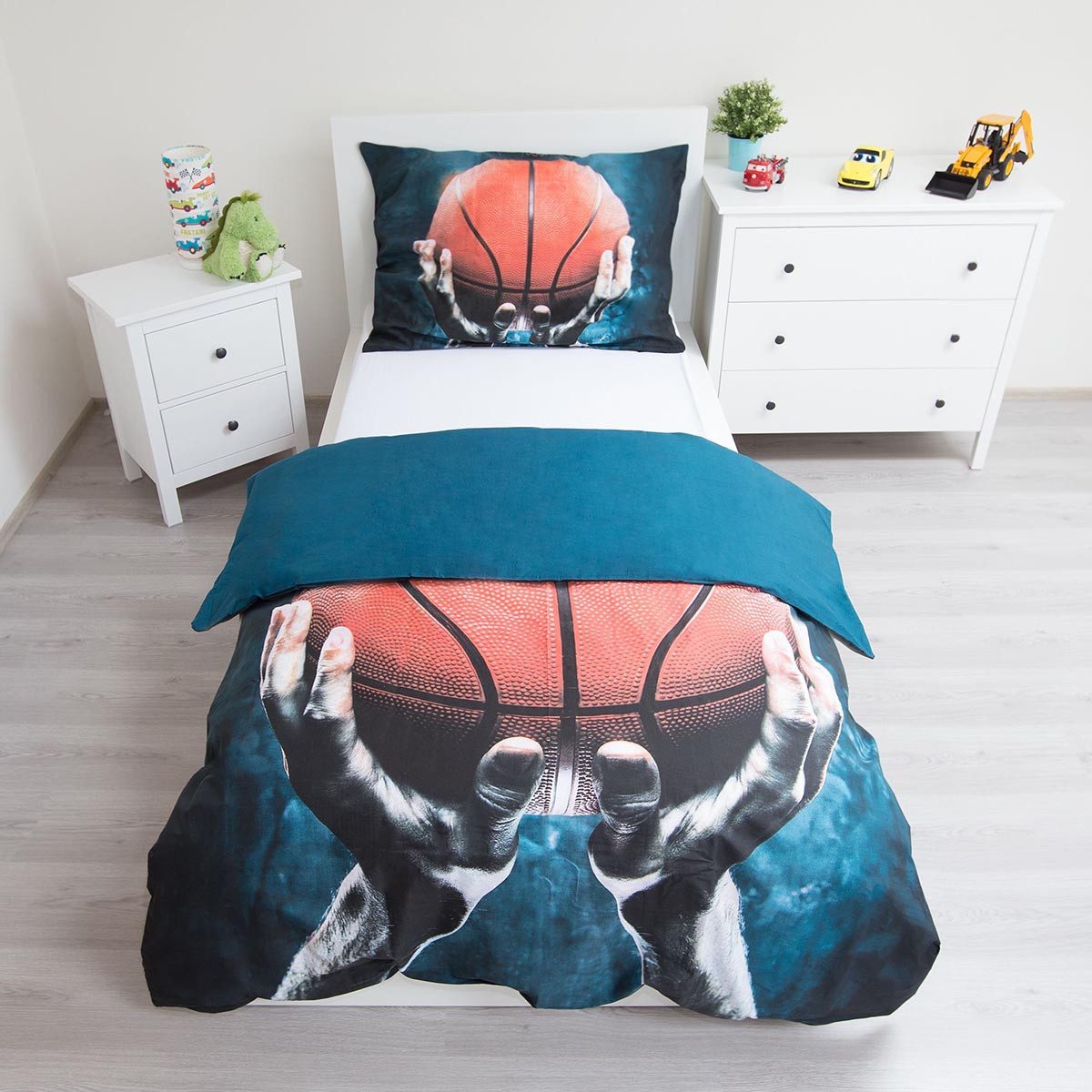Jerry Fabrics Kinderbettwäsche Basketball Bettwäsche Fan günstig online kaufen