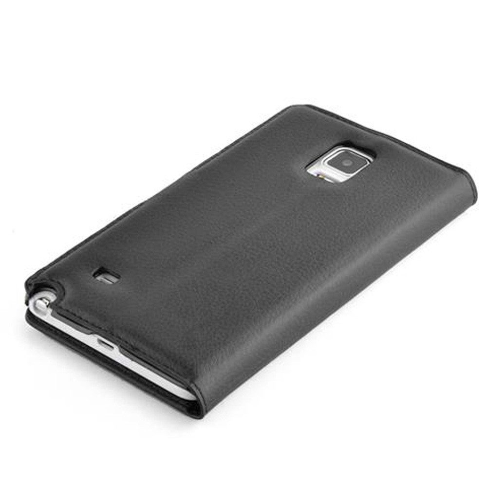 Cadorabo Handyhülle für Samsung Galaxy NOTE 4 Hülle Samsung Galaxy NOTE 4, Hülle Schutzhülle mit Standfunktion, Kartenfach und Magnetverschluss