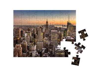 puzzleYOU Puzzle New York City, 48 Puzzleteile, puzzleYOU-Kollektionen USA, Amerika