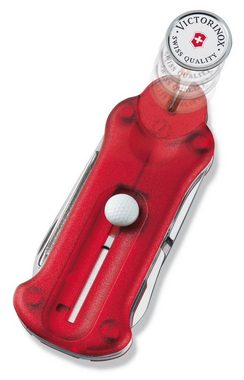 Victorinox Taschenmesser Golf Tool, rot transparent