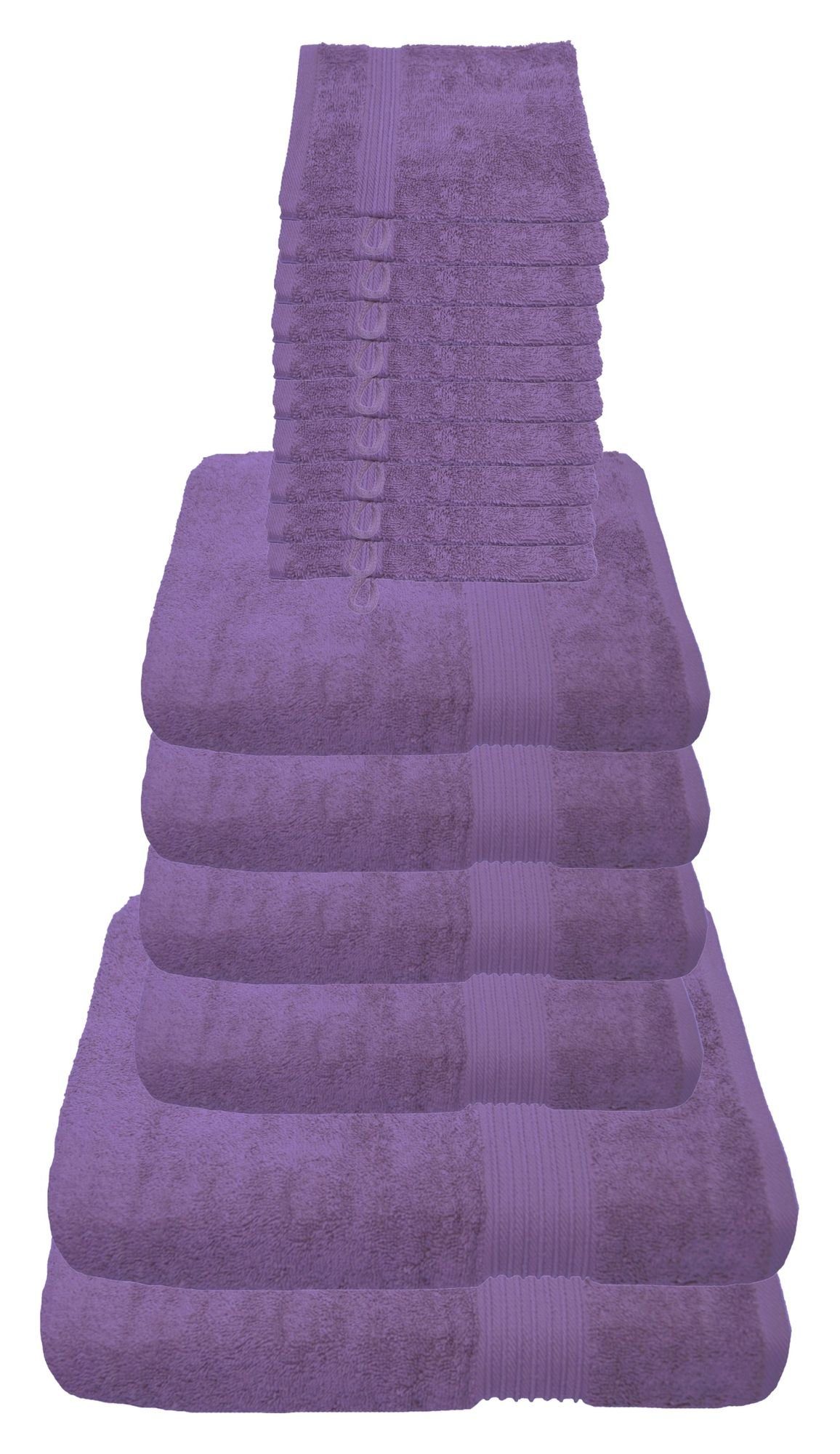 Julie Julsen Handtücher 16-Handtücher-Lavendel, Baumwolle (16-St) günstig online kaufen