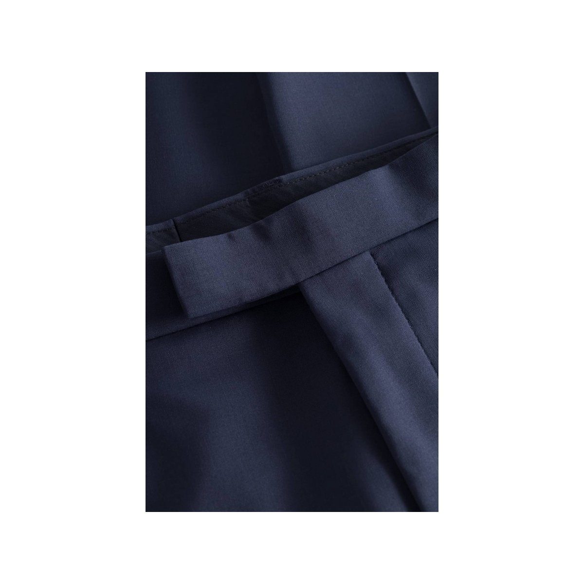 (1-tlg., Angabe) marineblau regular Strellson Anzughose keine