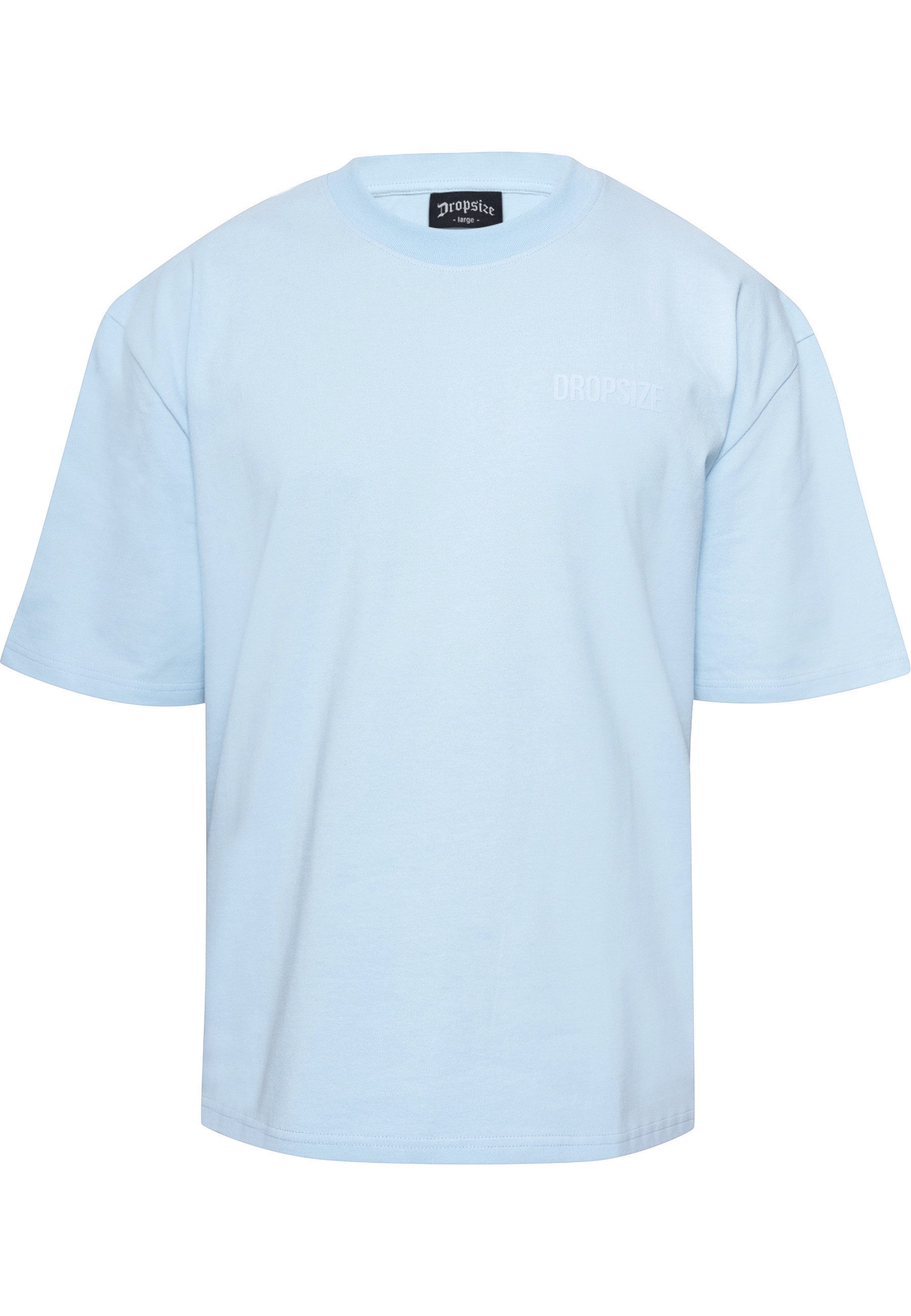 Dropsize T-Shirt Dropsize Herren Heavy Overisze HD Print T-Shirt (1-tlg)