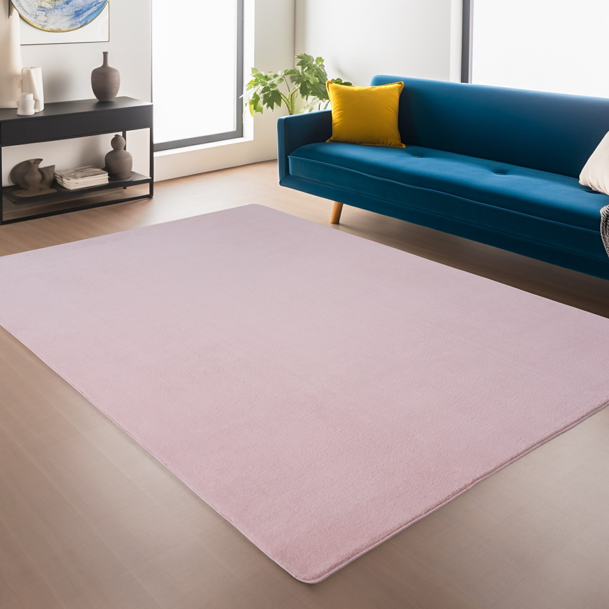 Ayyildiz Teppiche Teppich JOY 1400, auch als Läufer und in Rund erhältlich, rechteckig, Höhe: 11 mm, besonders weich, uni Kurzflor, Wohnzimmer, Kinderzimmer von Ayyildiz Teppiche