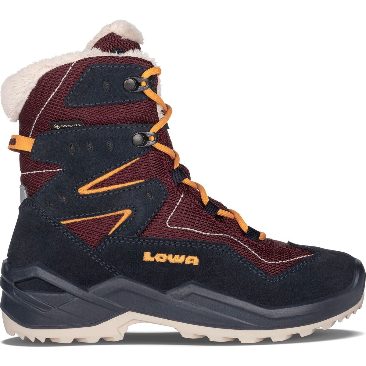 Lowa Lino GTX Hi JR Winterstiefel Hochwertiger Kinder-Winterstiefel mit GORE-TEX für optimalen