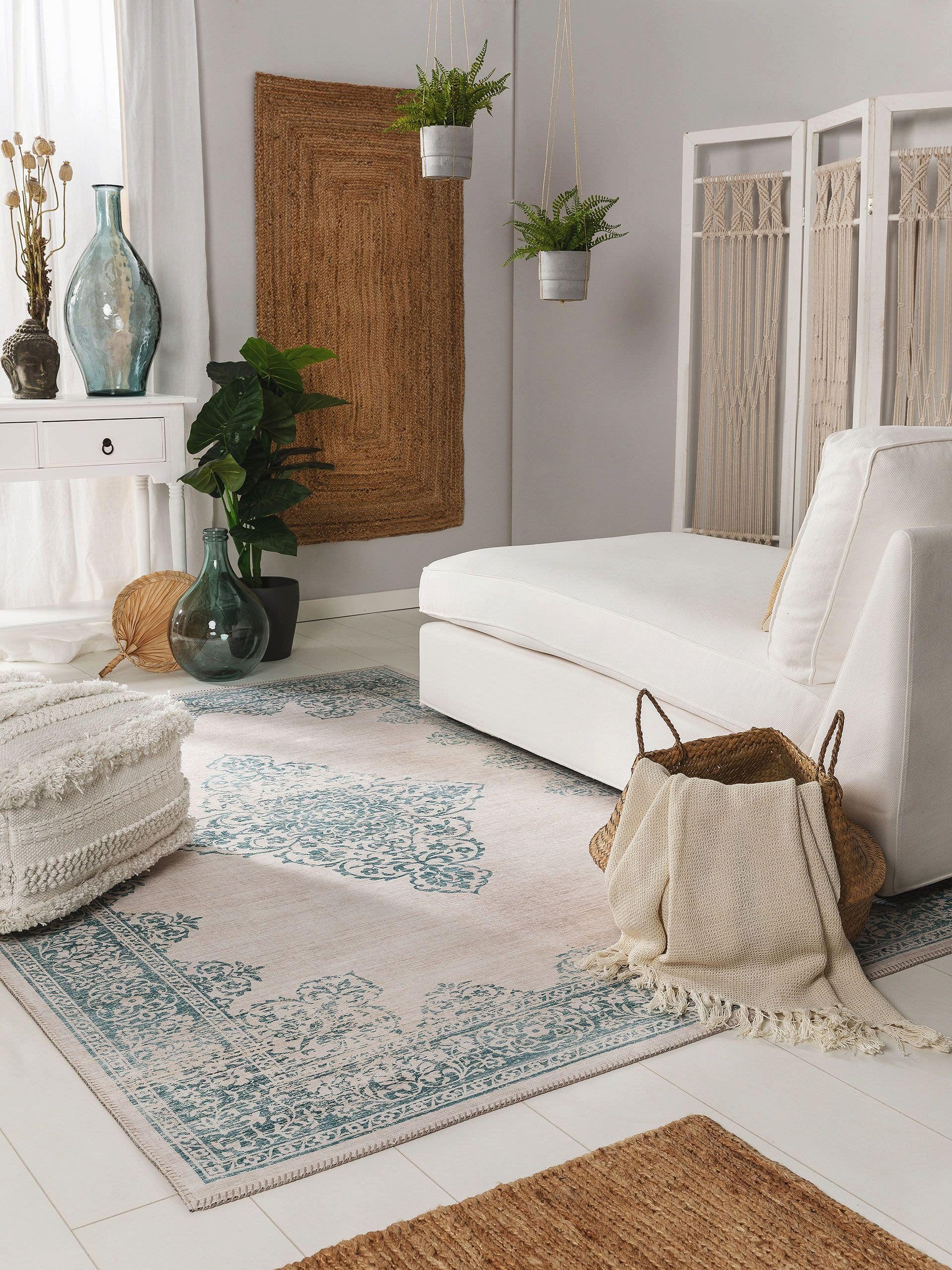 benuta Teppich Laury, rechteckig, Höhe: 5 mm, Teppich Wohnzimmer, Schlafzim günstig online kaufen