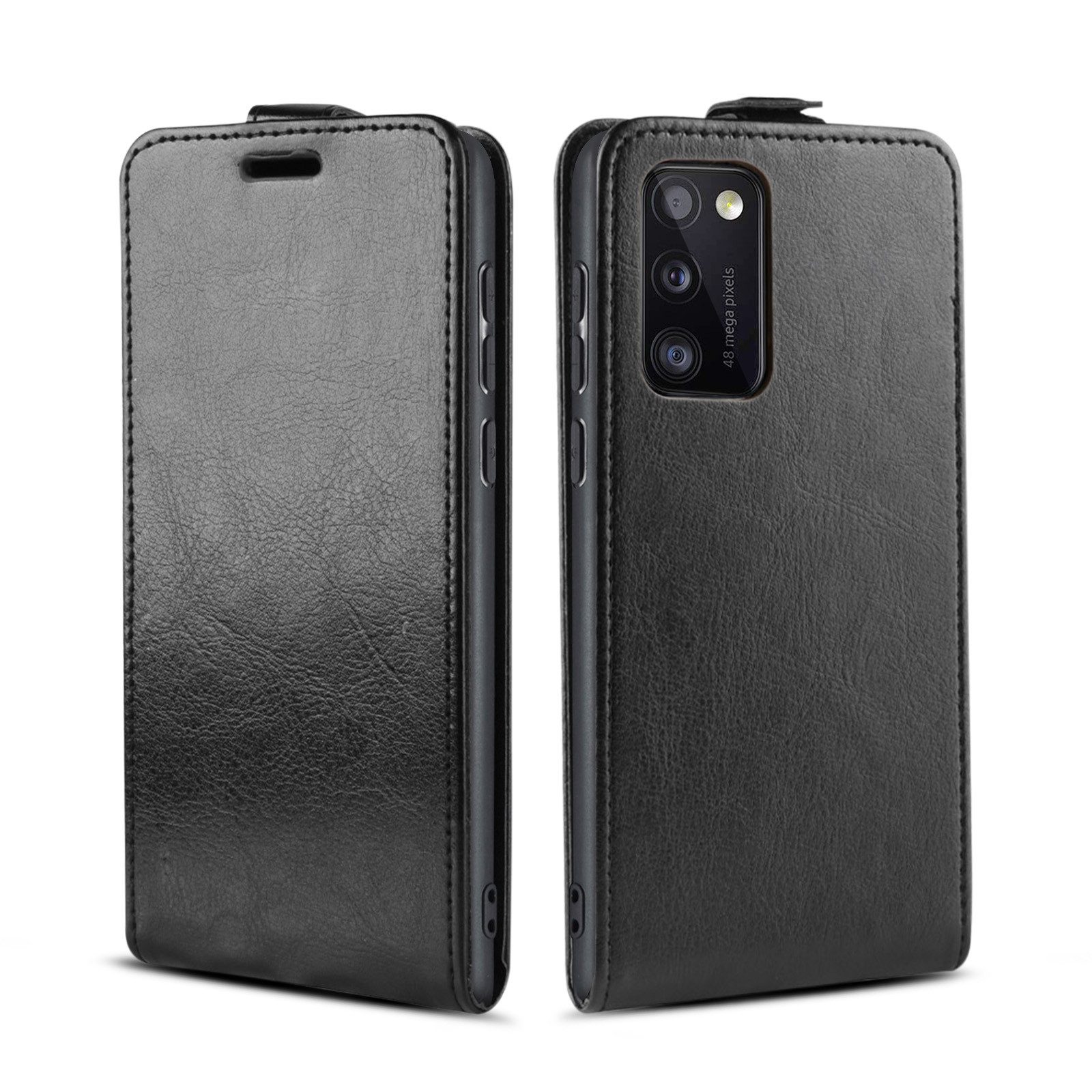 Tec-Expert Handyhülle Klapp Hülle für Samsung Galaxy A41 6.1 Zoll, 6.1", Tasche Klapphülle Case mit Kartenfach Fliphülle vertikal
