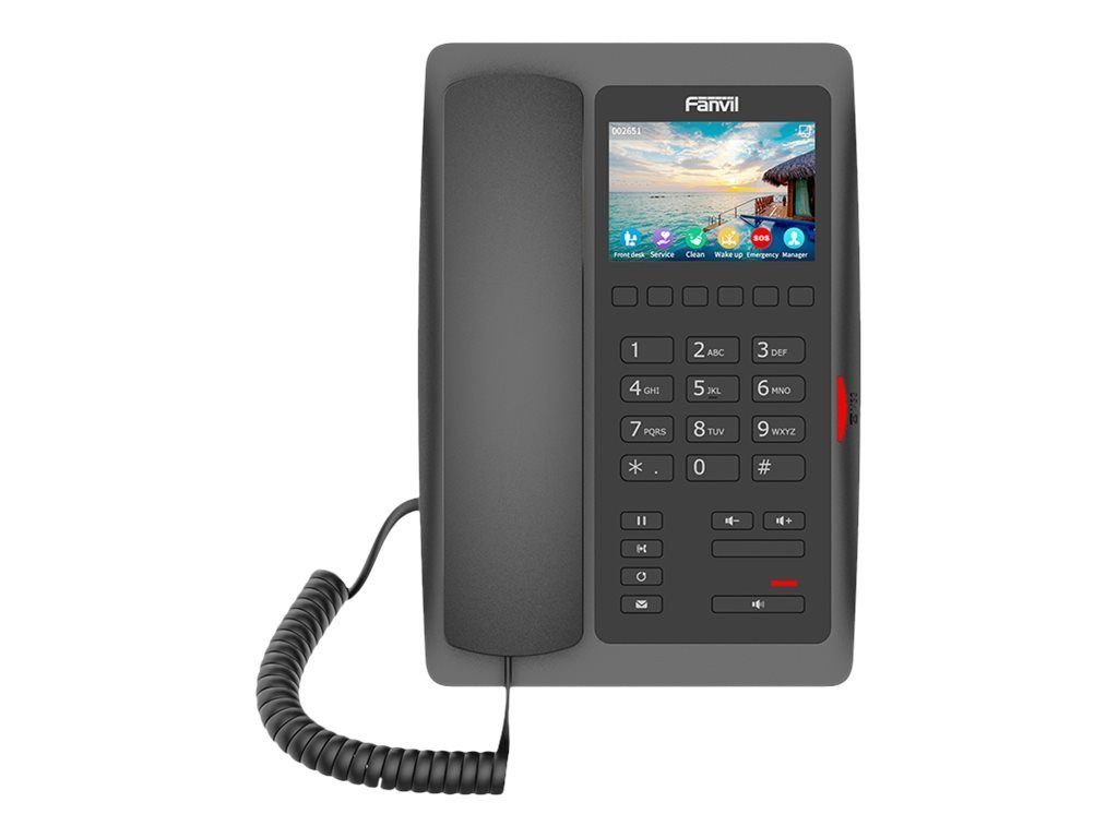 Fanvil FANVIL Hoteltelefon H5W schwarz Festnetztelefon