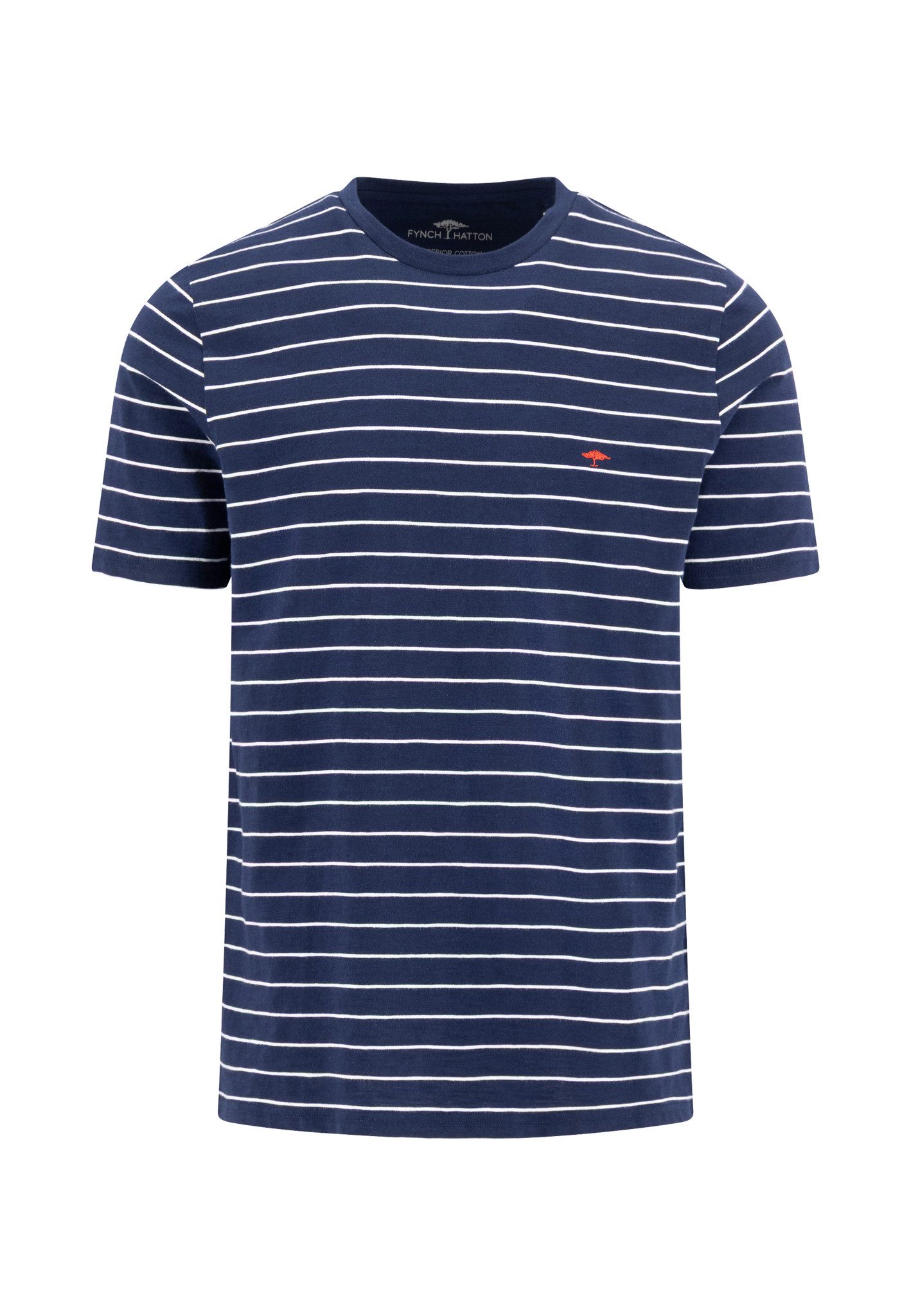 FYNCH-HATTON T-Shirt mit Streifen Muster