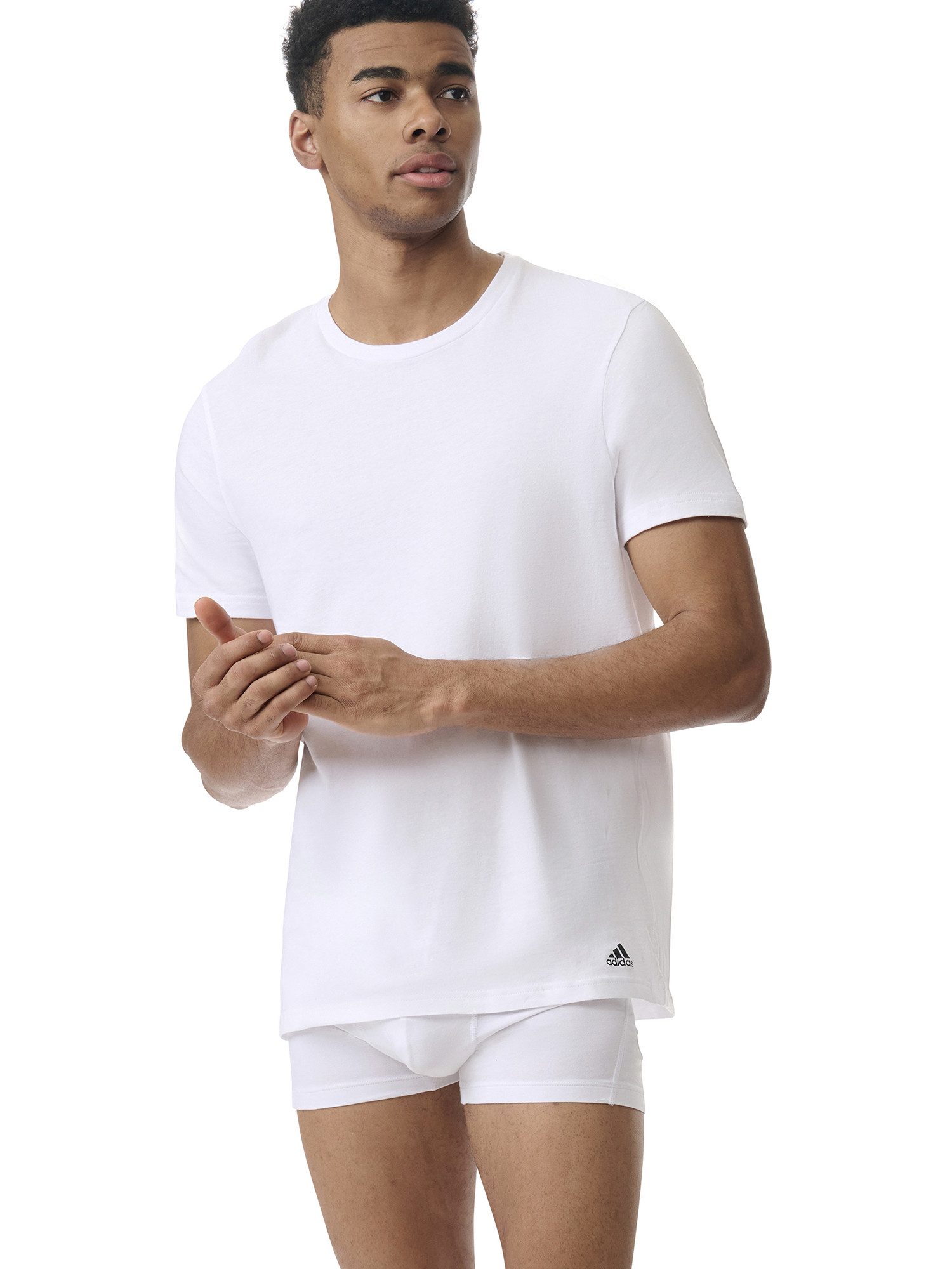 adidas Sportswear T-Shirt CREW NECK (3-tlg) günstig online kaufen