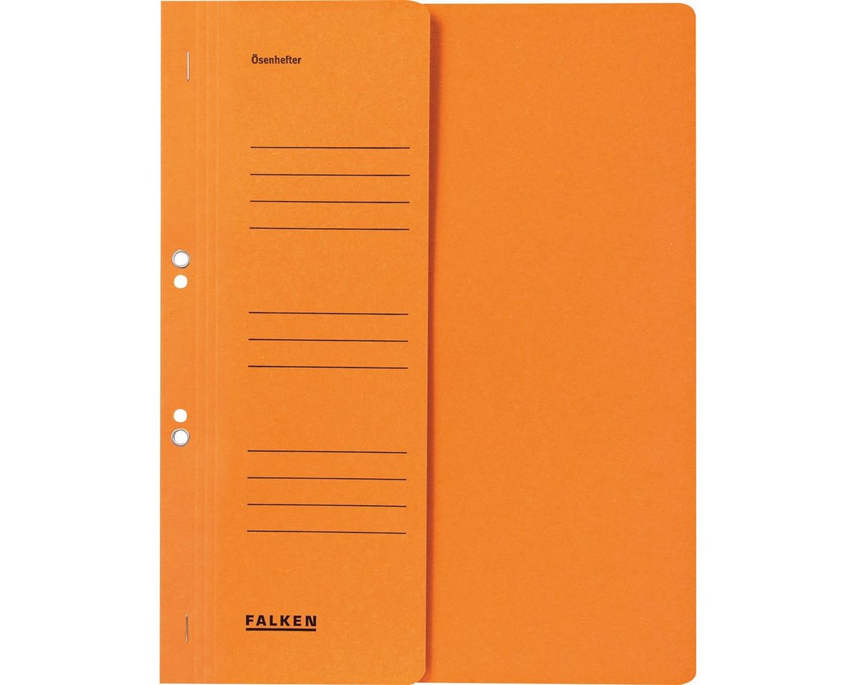 Thumbnail - Falken Hefter Falken Ösenhefter 80003874 DIN A4 250g/m² orange