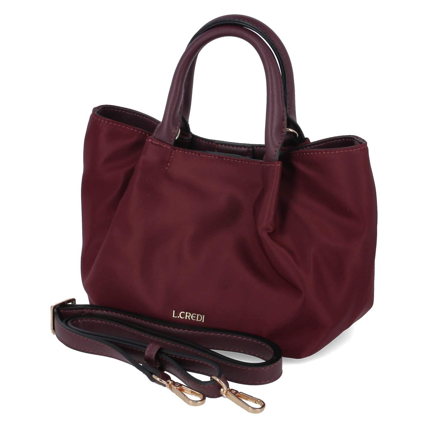 L. CREDI Handtasche L.Credi 1006530/444 Damen Henkeltaschen Textil & Synthetik red