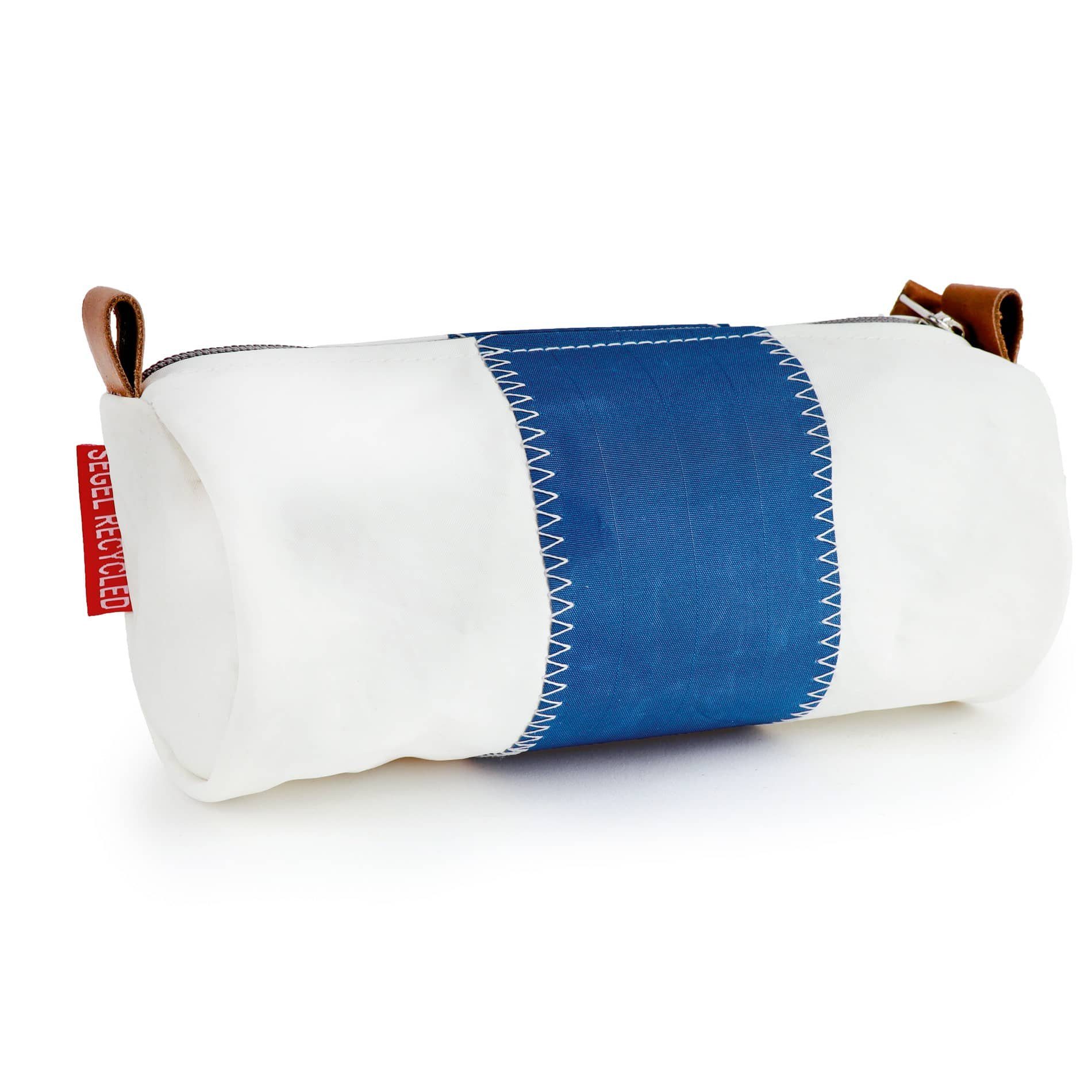 Thumbnail - 360Grad Federmäppchen Kosmetiktasche Kulturbeutel Stifte Mäppchen Tonne Lütt Weiss blau Möwe