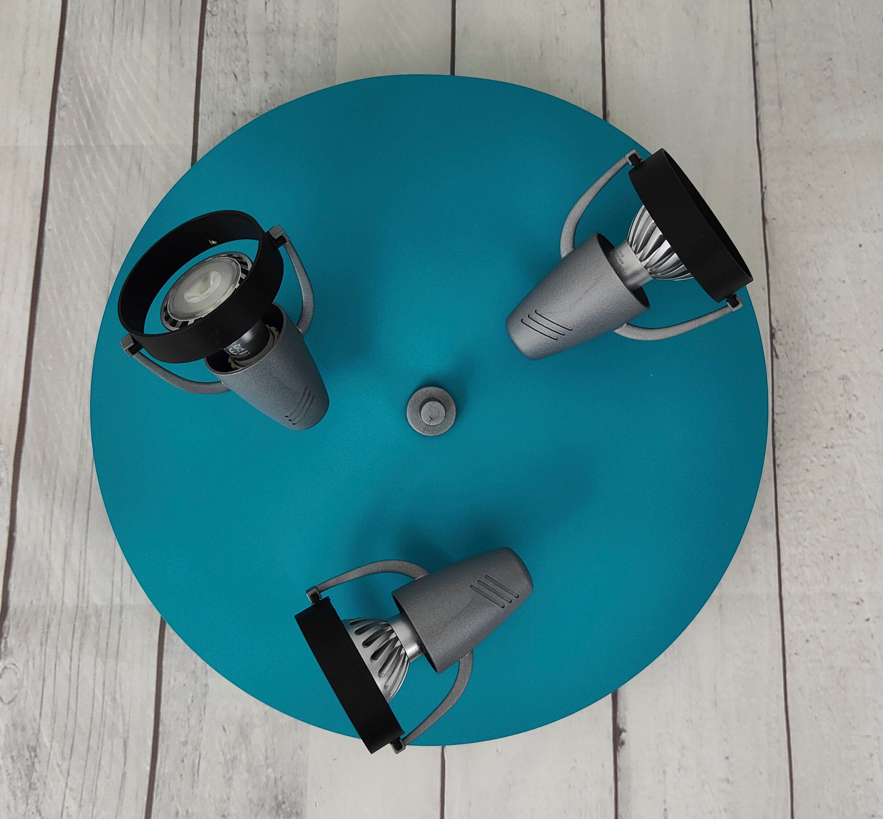 niermann Deckenstrahler Strahler, Kinderlampe, 3 verstellbare Spots, Kinderzimmer