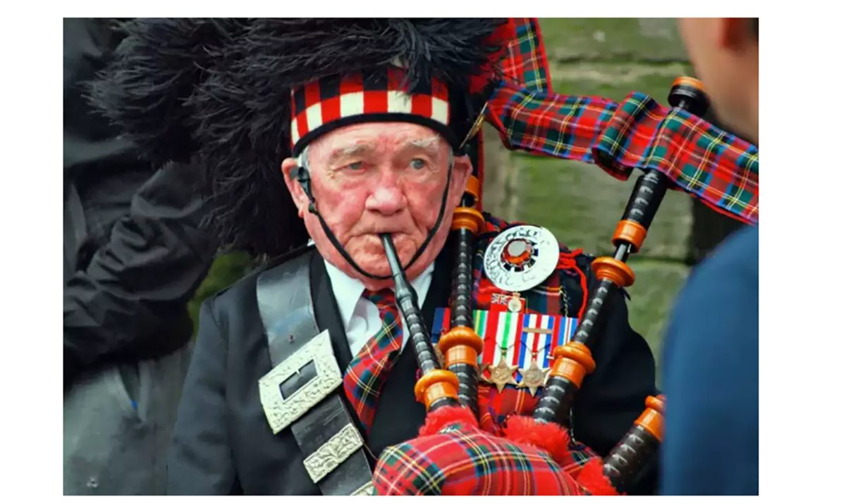 Royal Dudelsack Red Schottischer Querflöte Steward Great vidaXL Tartan Highland