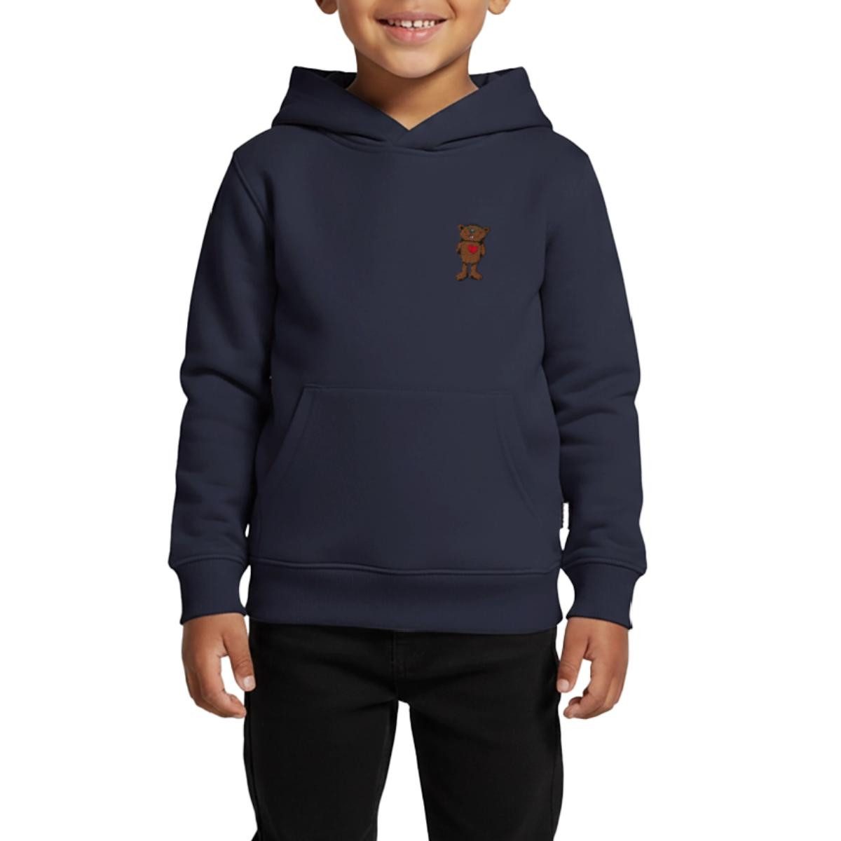 Hoodie Janosch Kleiner Bär Stick Kinder Premium Hoodie