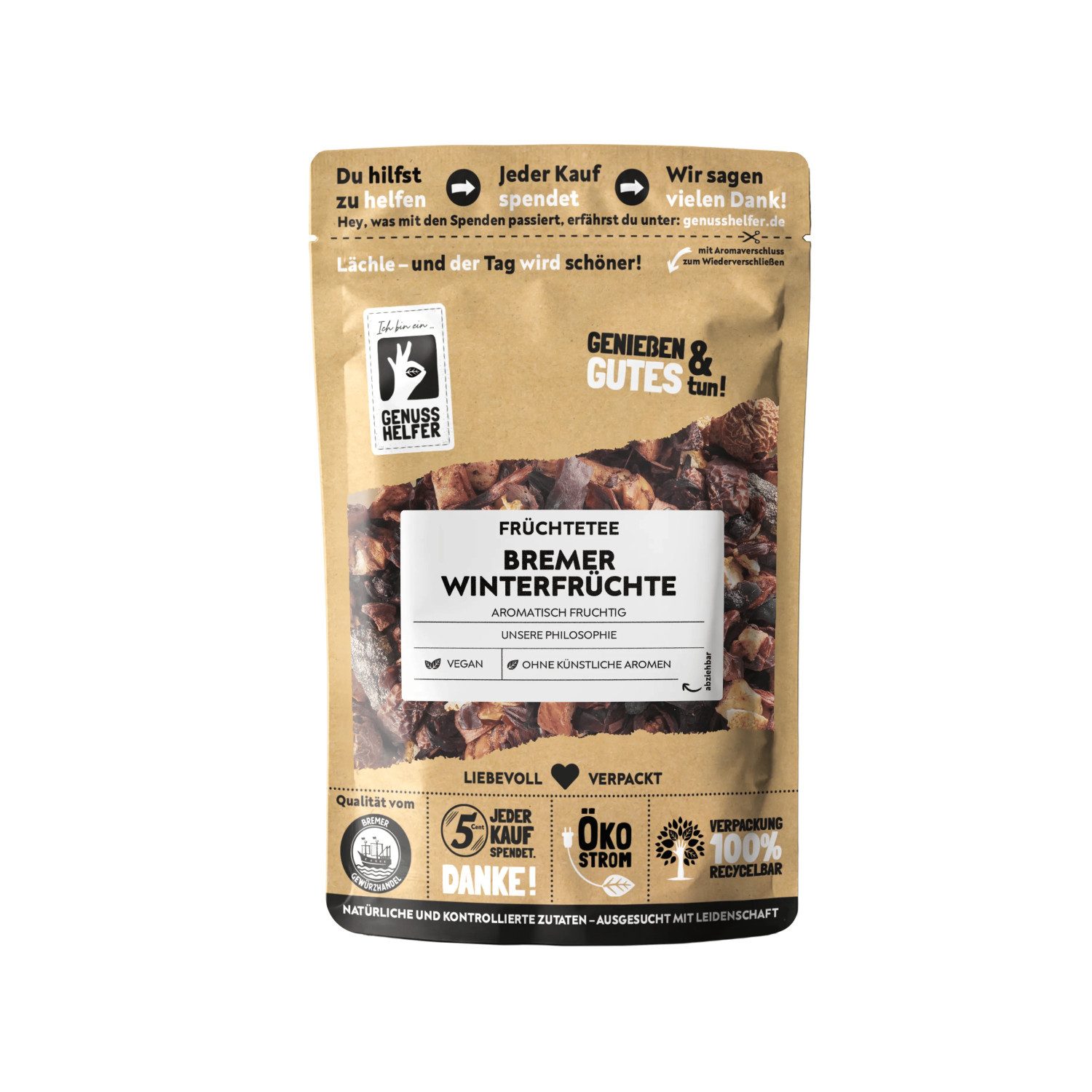 Bremer Gewürzhandel Tee Bremer Winterfrüchtetee, 100 g