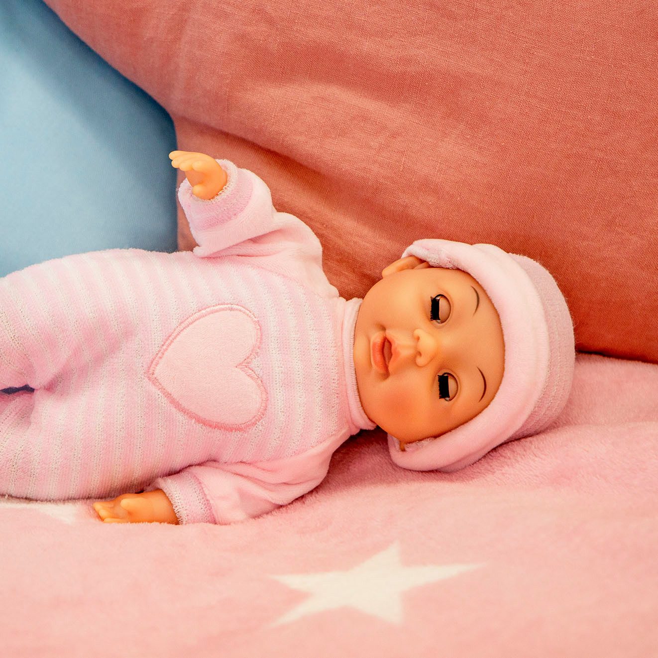 Bayer Babypuppe My First Baby, 28 cm rosa – Bild 4 von 5