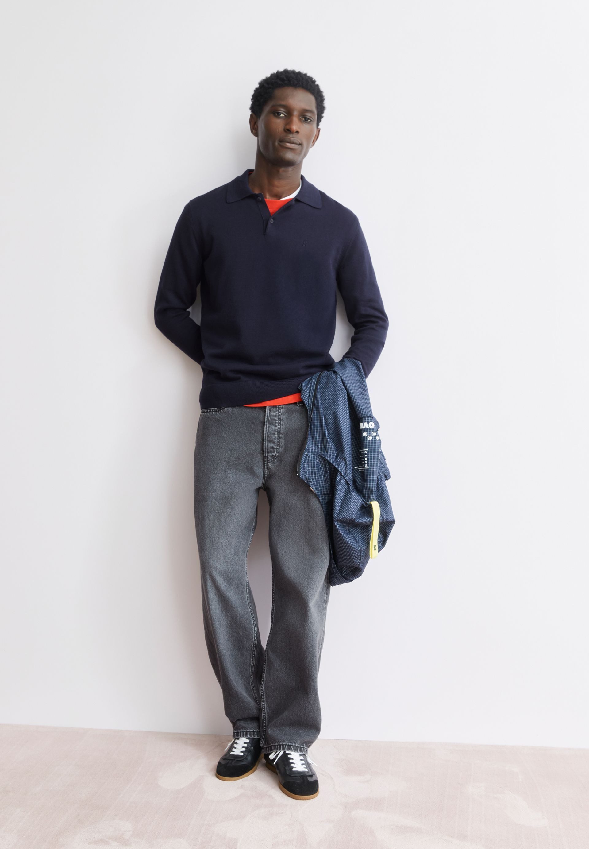 Armedangels Strickpullover KNIT POLO Polo aus Bio-Baumwolle Slim Fit
