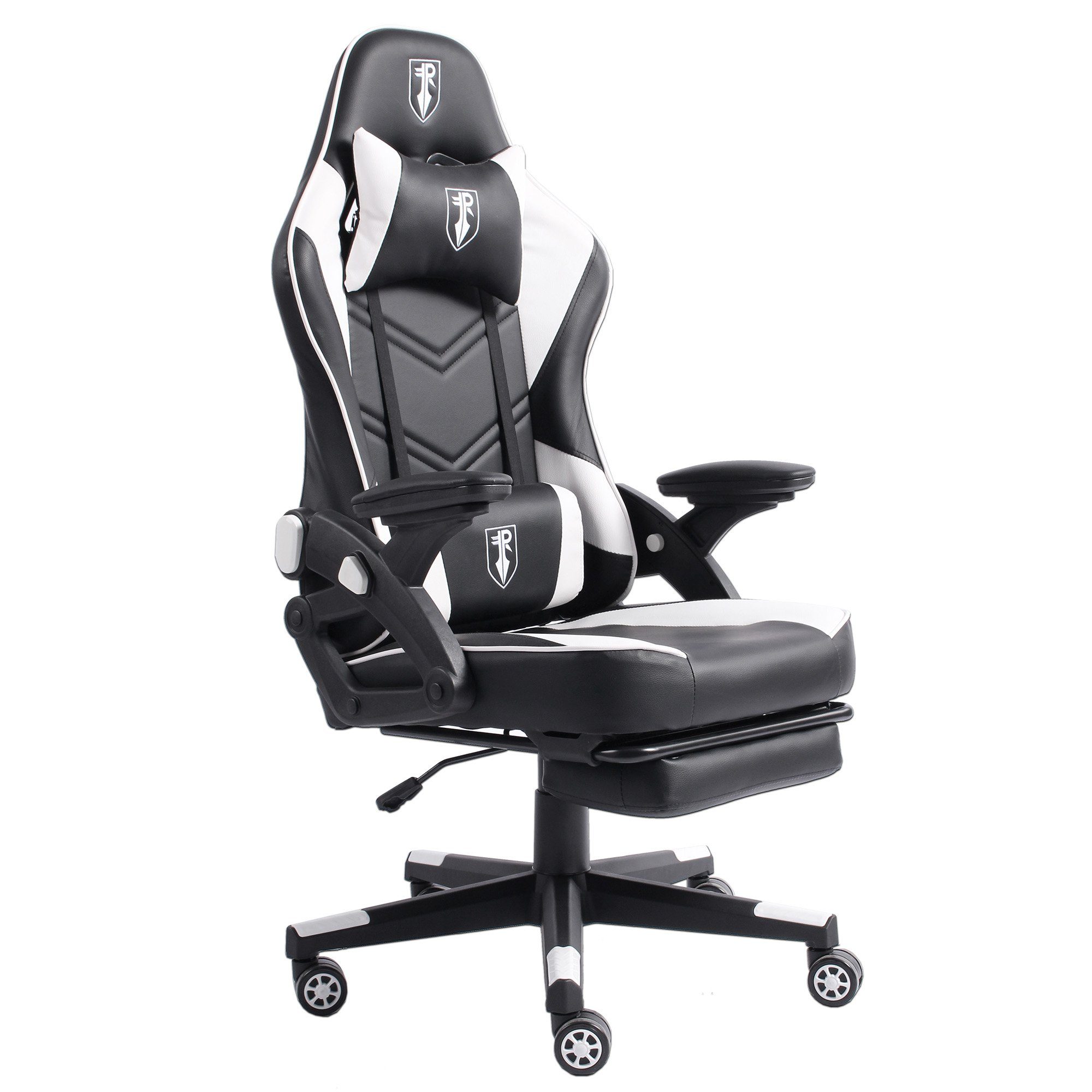 TRISENS Chefsessel Armando (1 Stück), Bürostuhl Gaming Chair Chefsessel PC-Stuhl Fußstütze Racing-Design