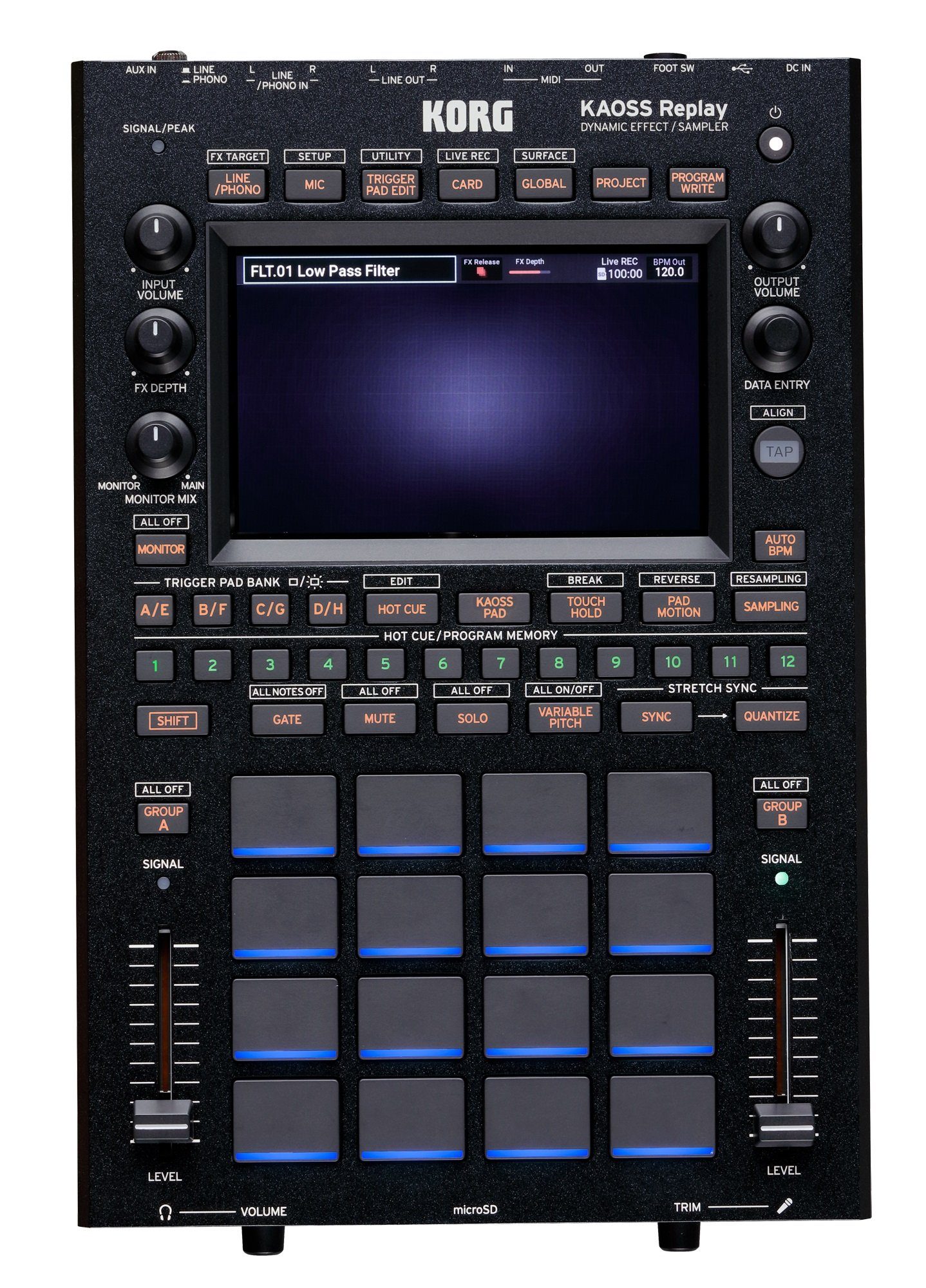 DJ Controller Korg Kaoss Replay