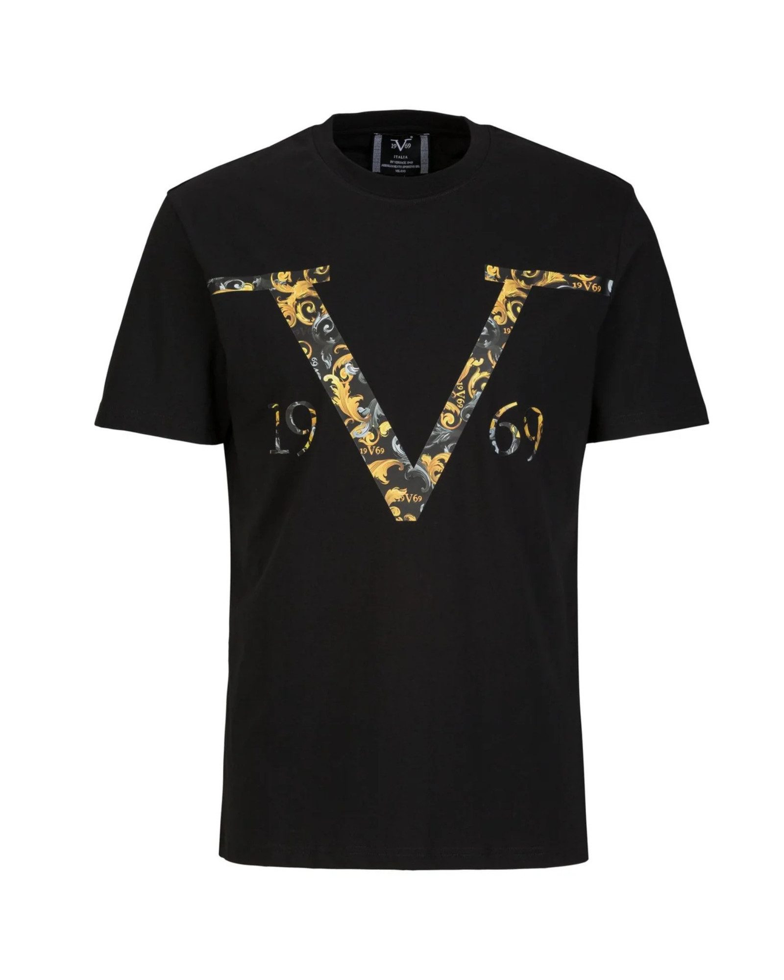 19V69 ITALIA T-Shirt Rafael Logo Carrier 2 - Herren T-Shirt - Rundhals Kurz günstig online kaufen