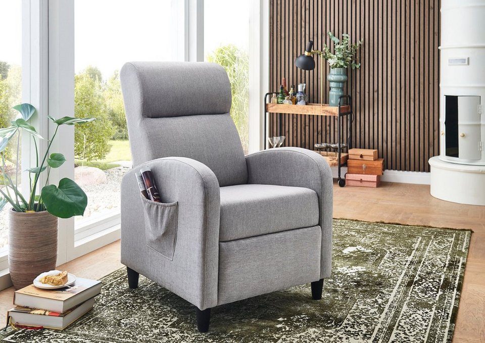 ATLANTIC home collection TV Sessel mit Relax und Schlaffunktion  