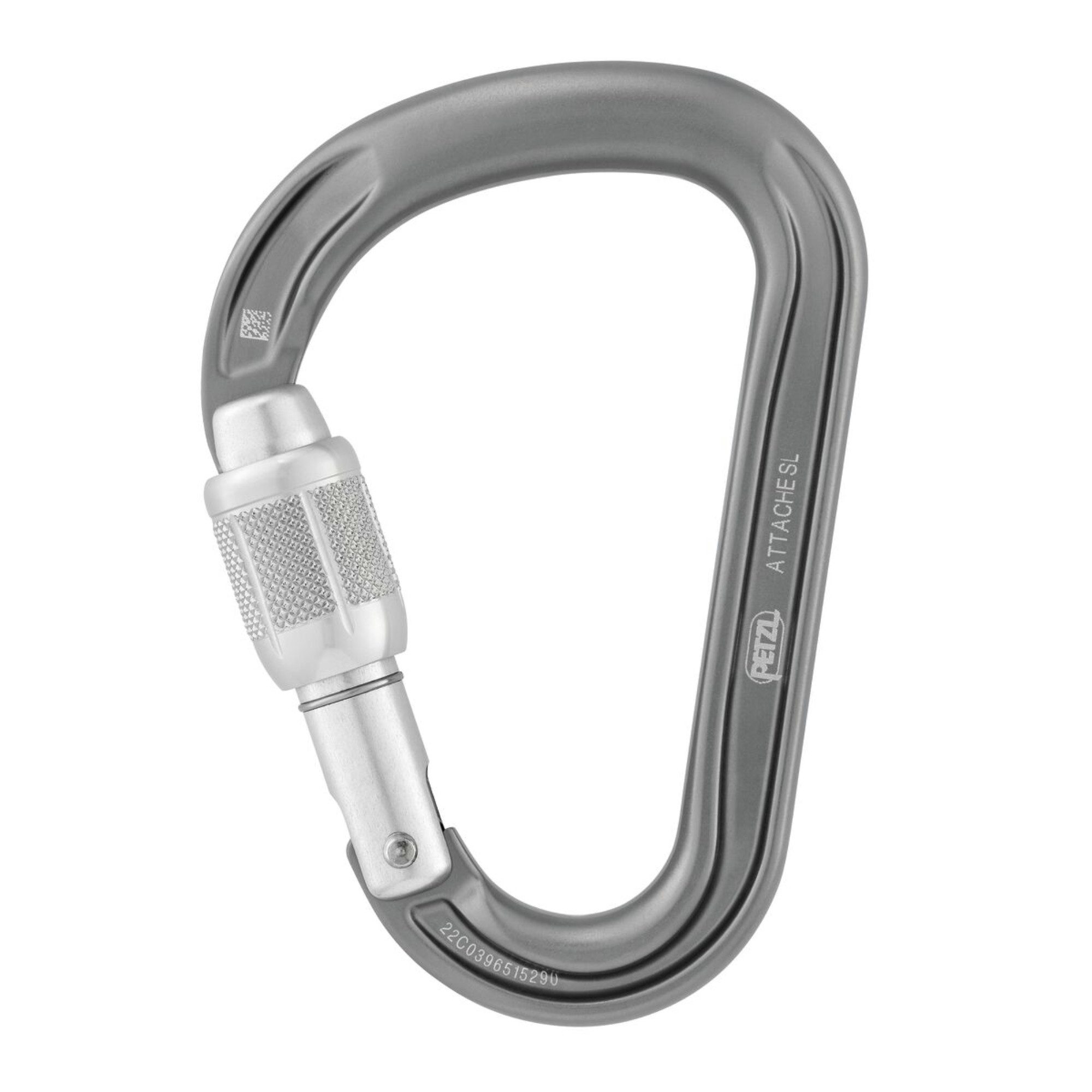 Petzl Karabiner ATTACHE SCREW-LOCK Karabiner - Gray