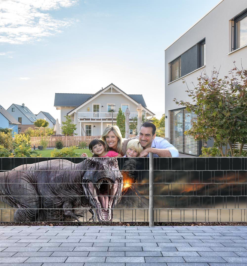 MyMaxxi Sichtschutzstreifen Sichtschutzstreifen T-Rex Sichtschutz Garten Zaun, (T-Rex)