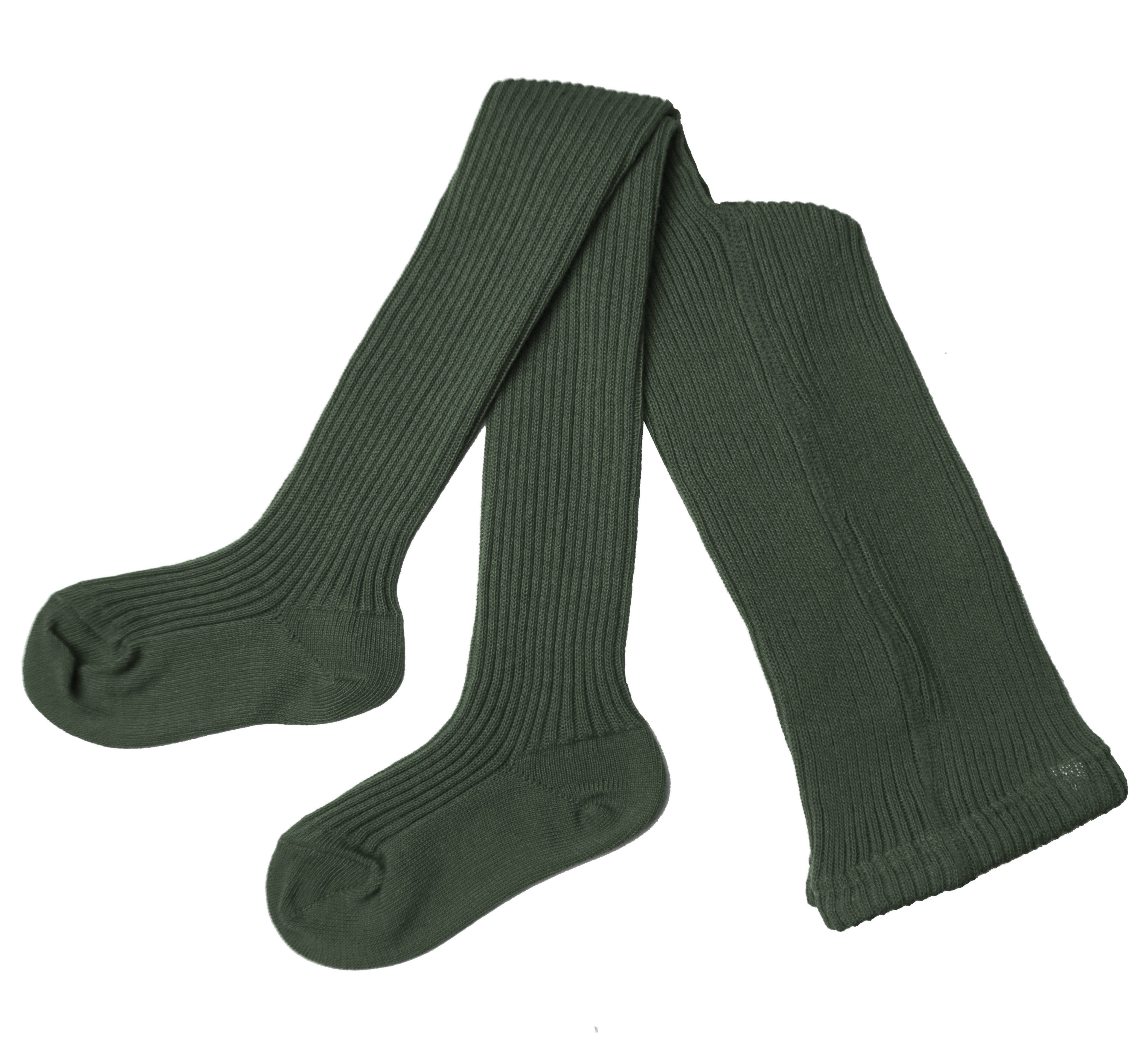 Strickstrumpfhose Kinderstrumpfhosen >>2:2 Rippe< 100% Baumwolle hautsympatisch rustikal