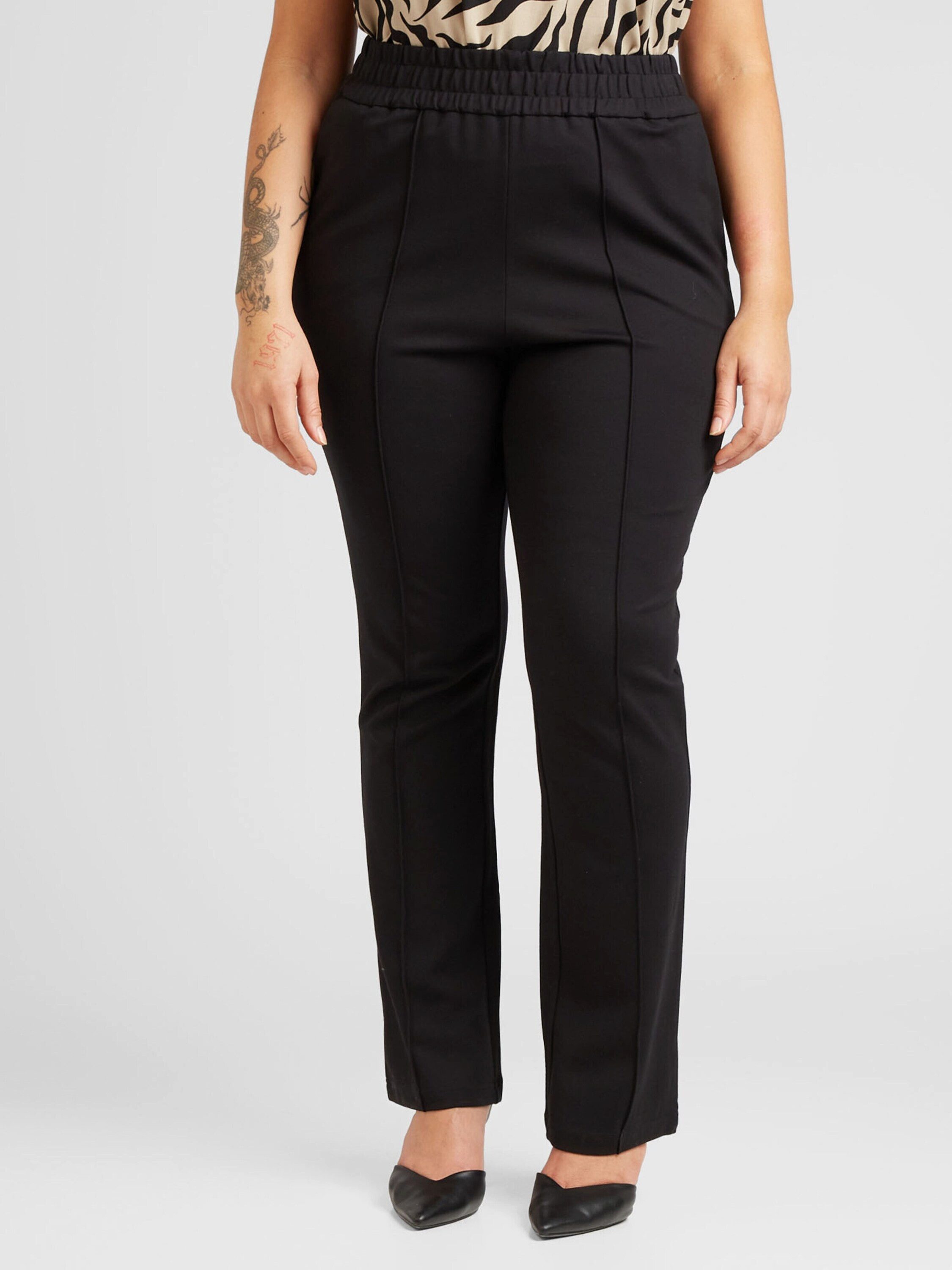 ONLY CARMAKOMA Stoffhose Goldtrash-Suki (1-tlg) Drapiert/gerafft günstig online kaufen