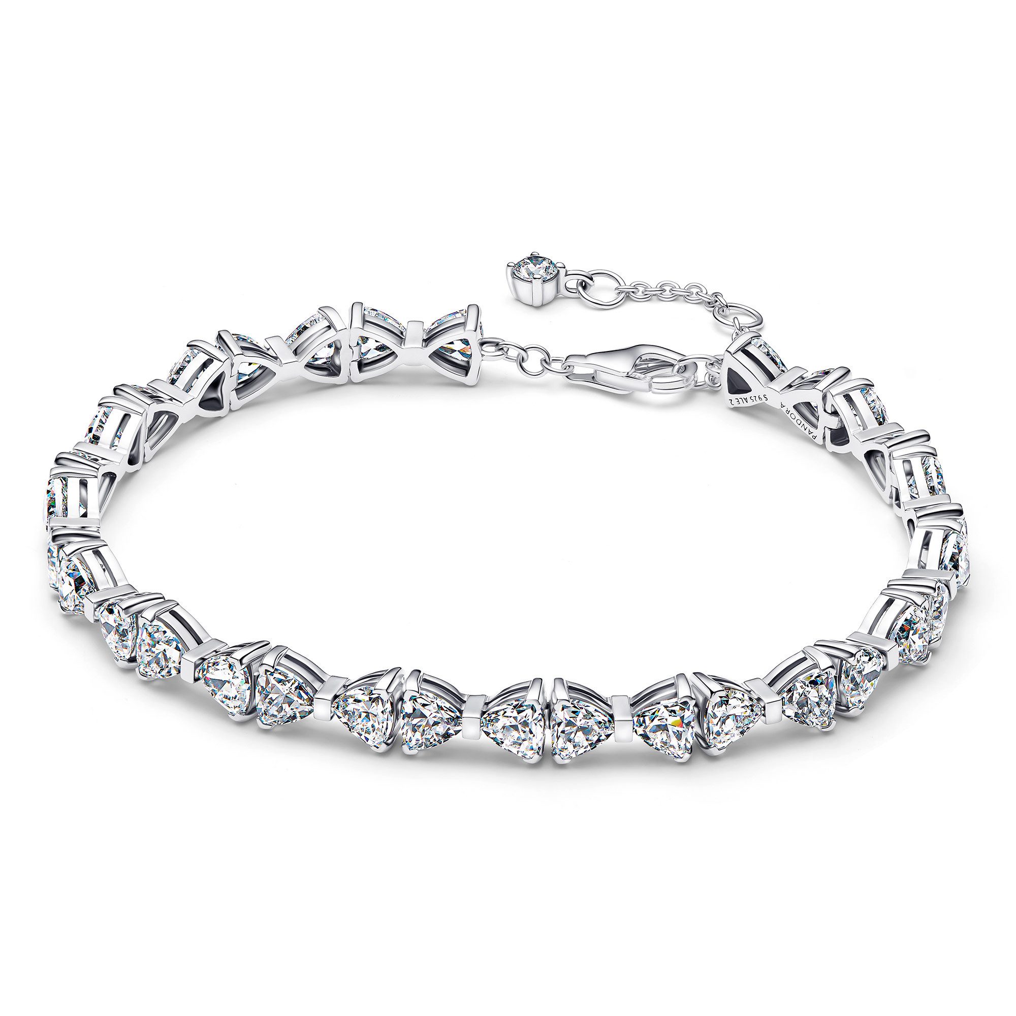 Pandora Silberarmband Damen-Silber Schleifen