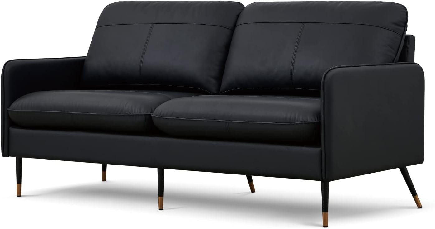 Leder Couch 002, 3-Sitzer-Sofa, 2-Sitzer-/ Sofa Z-hom Moderne Sofa Hellbraun Z-Hom Modell