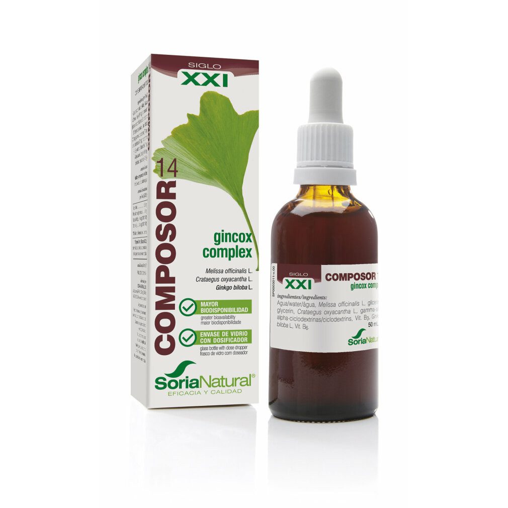 SORIA Massageöl Soria Composor 41 Gincox S.XXI 50ml