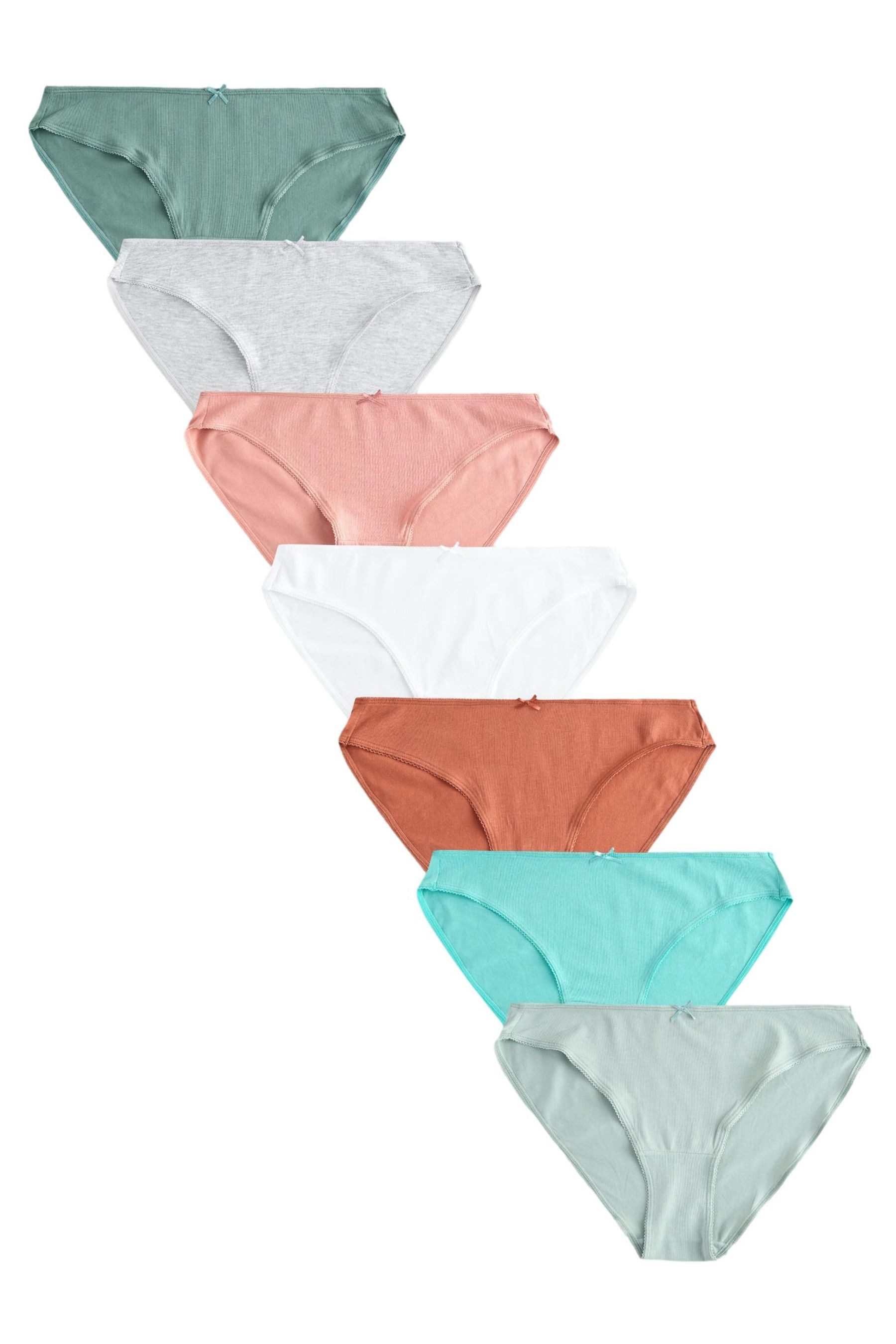 Slip Slips mit hohem Beinausschnitt, 7er-Pack