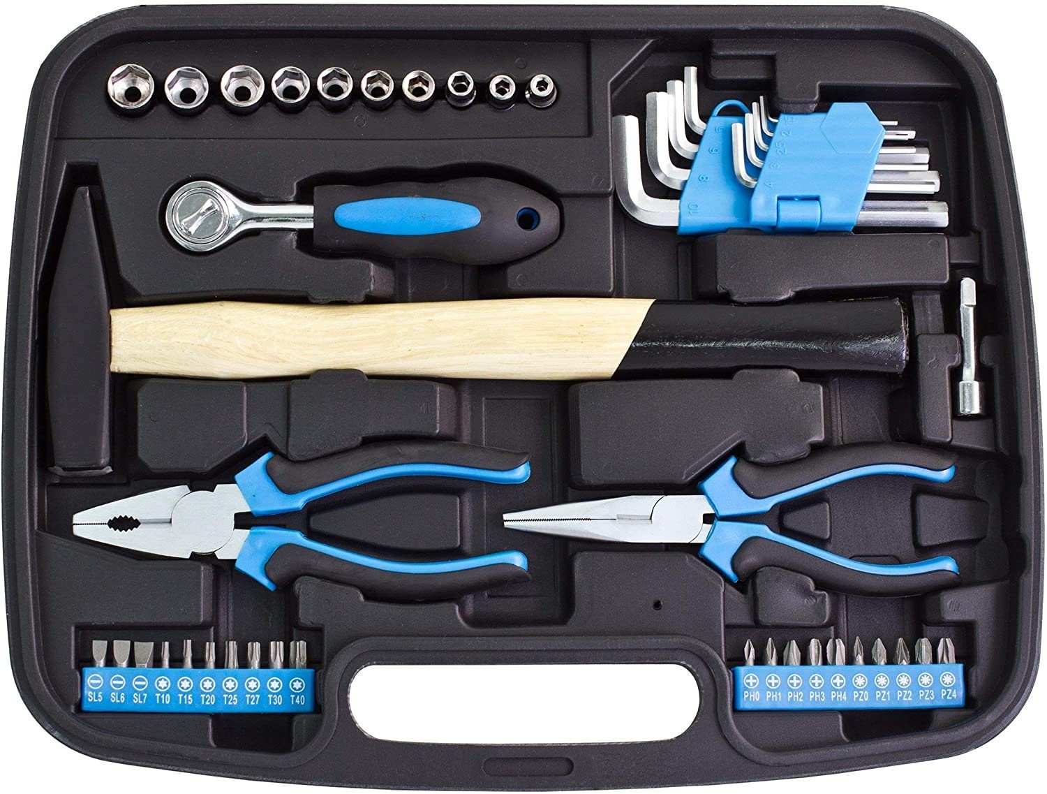 Karcher Werkzeugset 57-teilig, (57-tlg), Chrom Vanadium & Karbonstahl, im Koffer