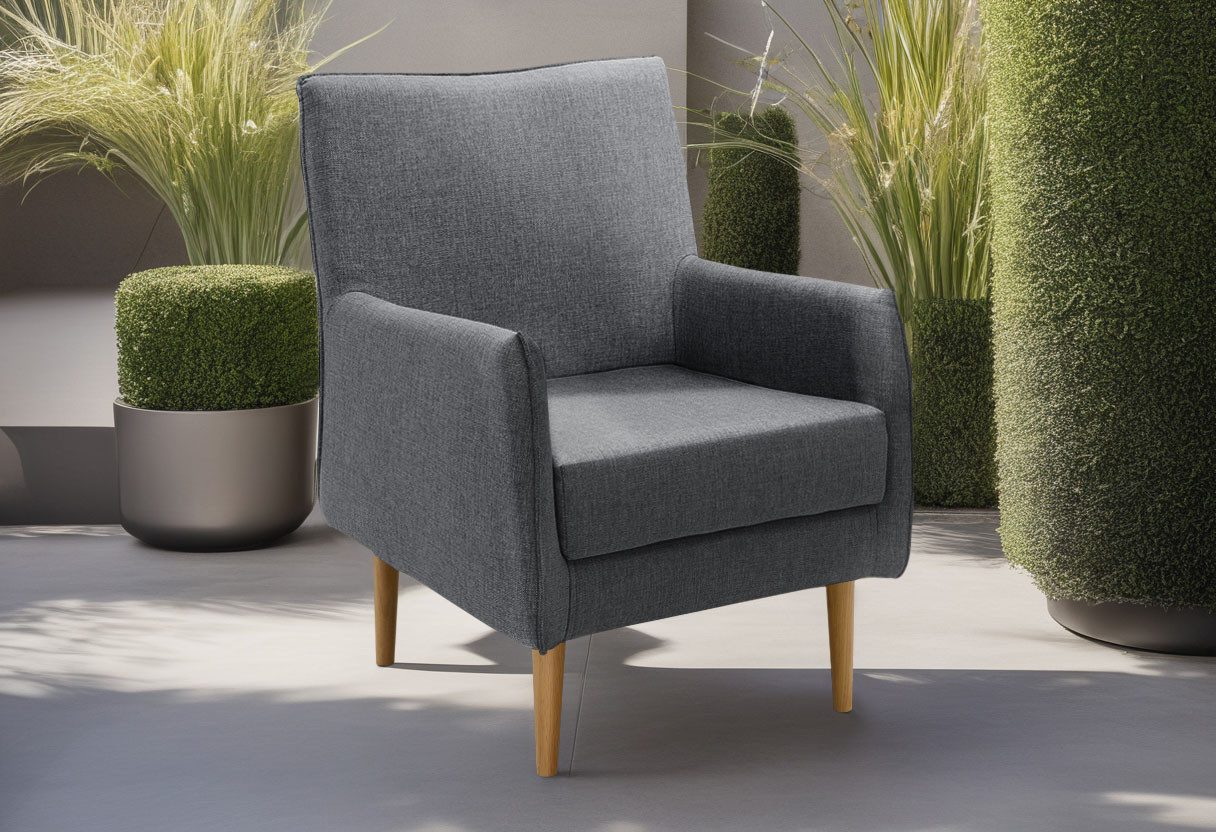 DOMO collection Sessel Sonce, individuell erweiterbar, Polstersessel für Terrasse, Garten und Balkon, speziell für Outdoor