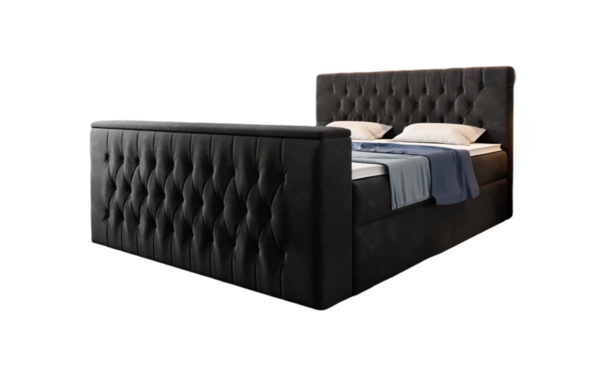 Luxusbetten24 Boxspringbett Velano, mit TV Lift günstig online kaufen