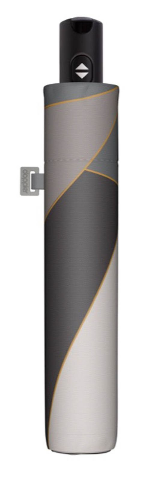 Carbonsteel doppler® Grey Taschenregenschirm