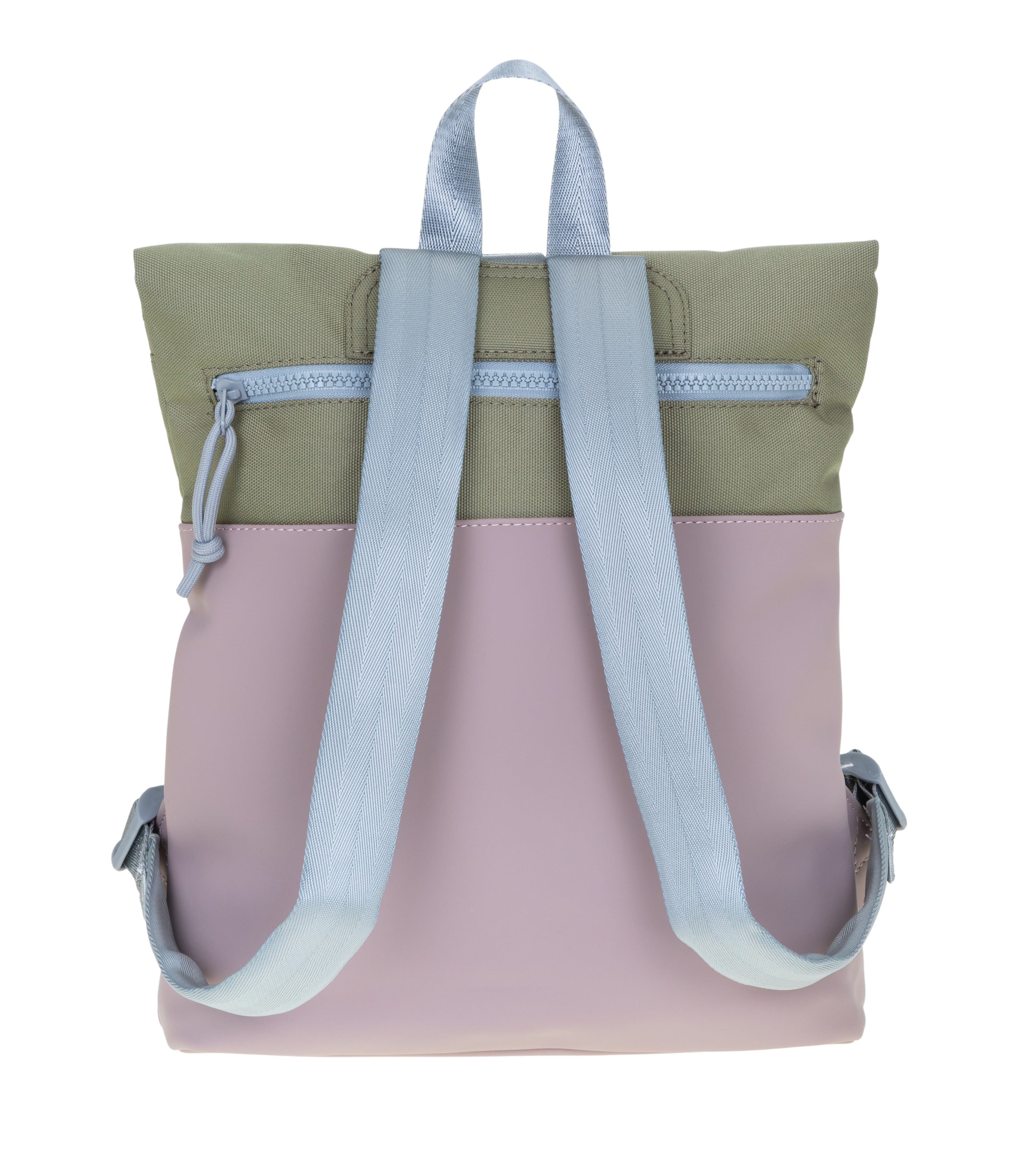NEW REBELS Freizeitrucksack Damen klein Rucksack Handtasche Tasche, Reise Freizeit Bag wasserabweisend aus Plane + bagboom Etui – Bild 5 von 5