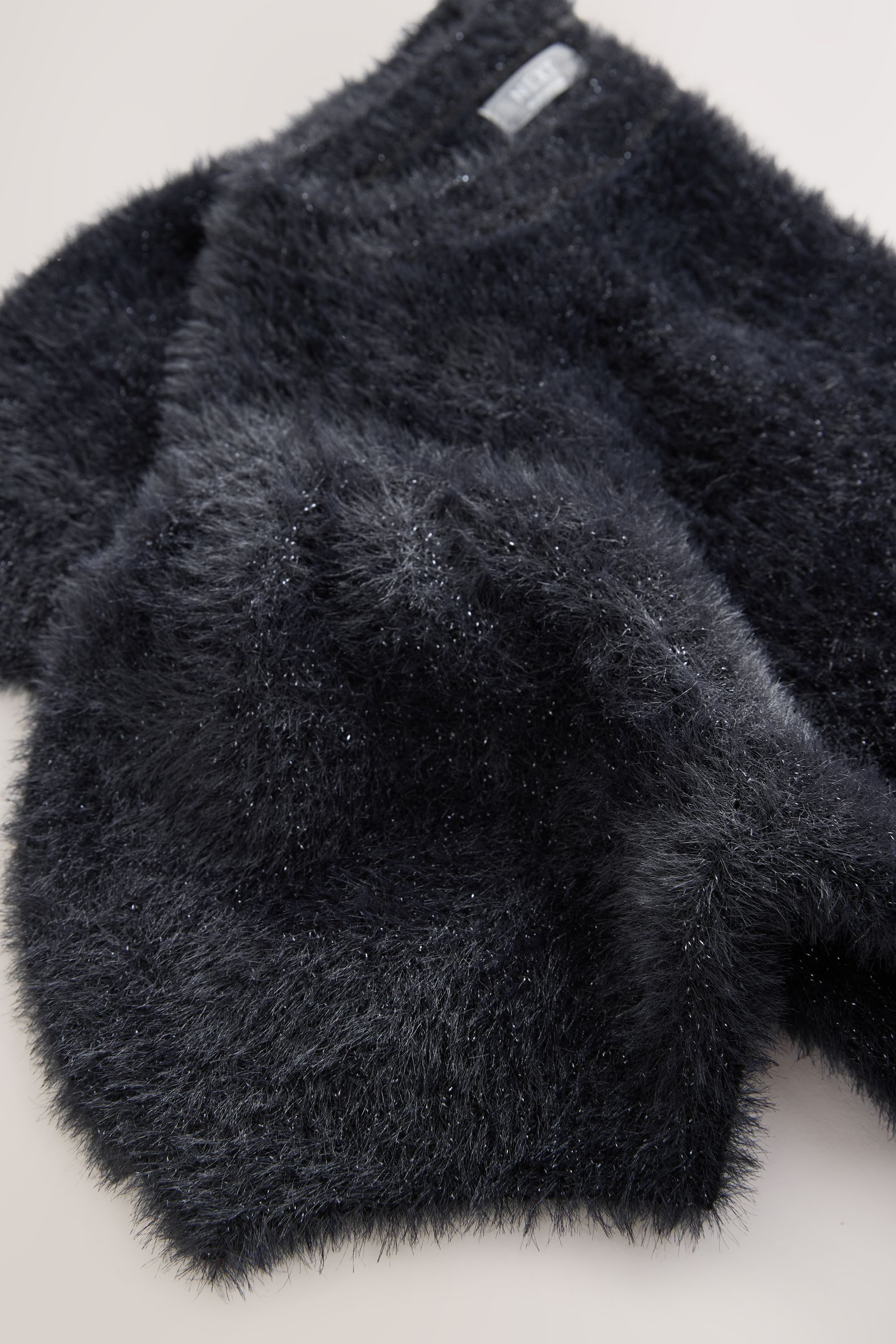 Next Kurzarmpullover Flauschiges, kurzärmeliges Oberteil (1-tlg)