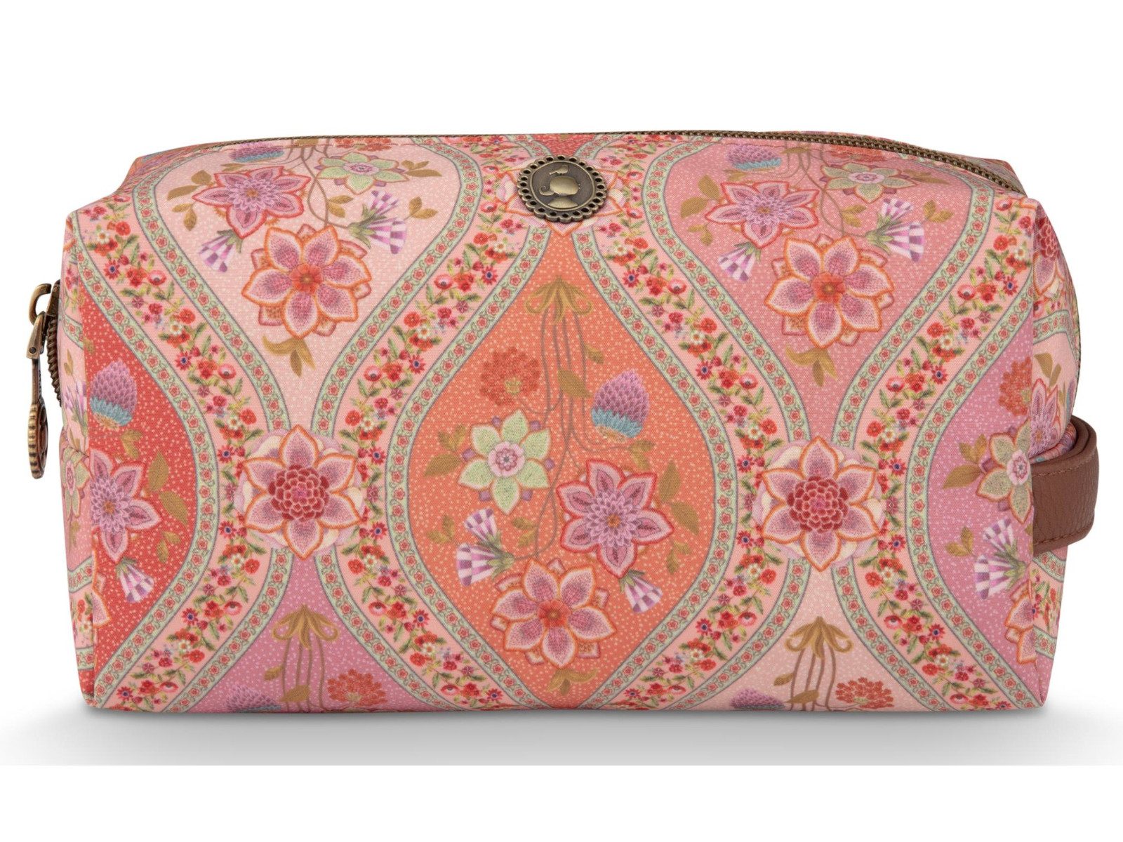 PiP Studio Kosmetiktasche Coco Ornamento Orange Kosmetiktasche medium 21,5x10x10,5cm