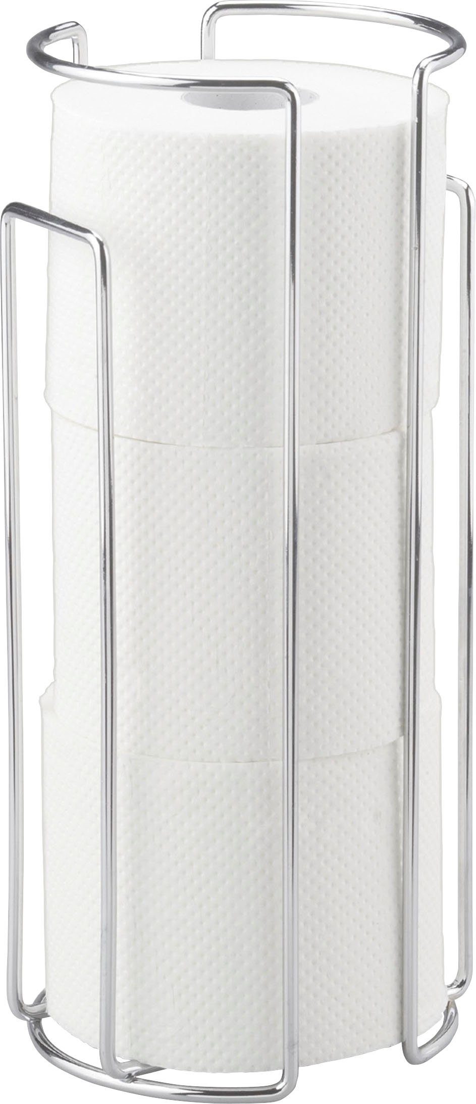 WENKO Toiletten-Ersatzrollenhalter Wandhalter, Chrom, für 3 günstig online kaufen
