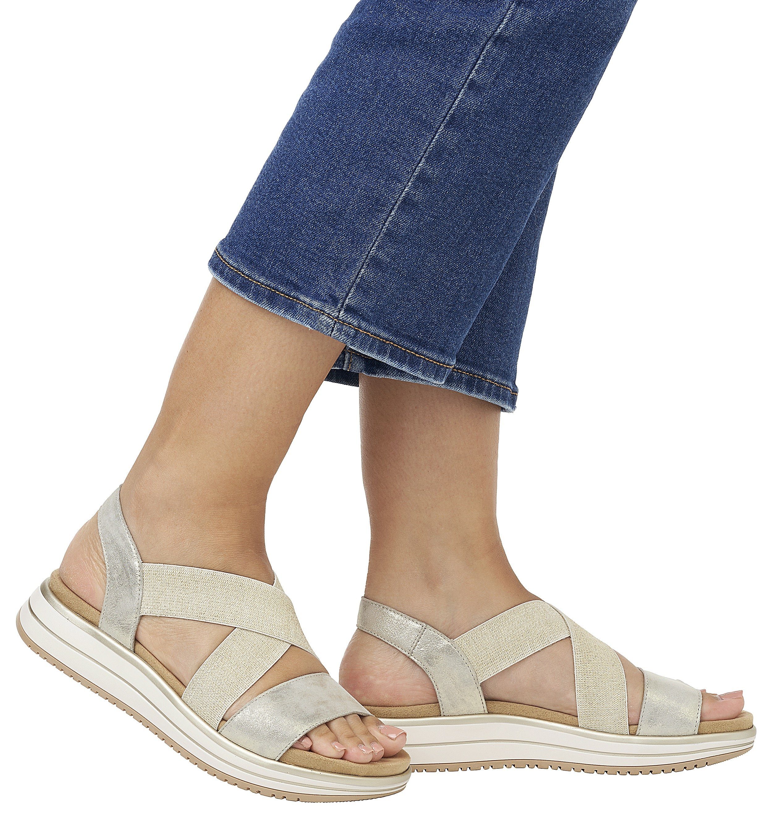 Remonte Riemchensandale, Sommerschuh, Sandalette, Keilabsatz, mit günstig online kaufen