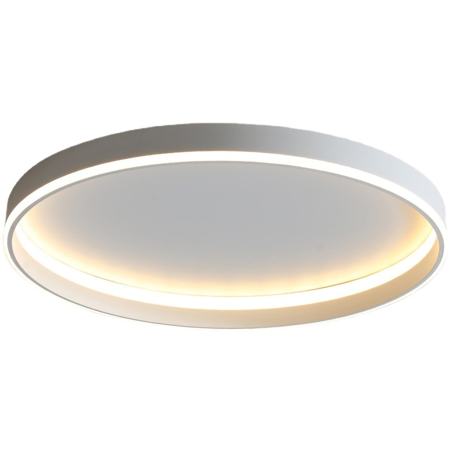 Ailiebe Design LED Deckenleuchte LED Deckenlampe, 40cm, 3800lm, dimmbar & mit Fernbedienung, LED fest integriert, modernes Design, Memory Funktion, CRI>80
