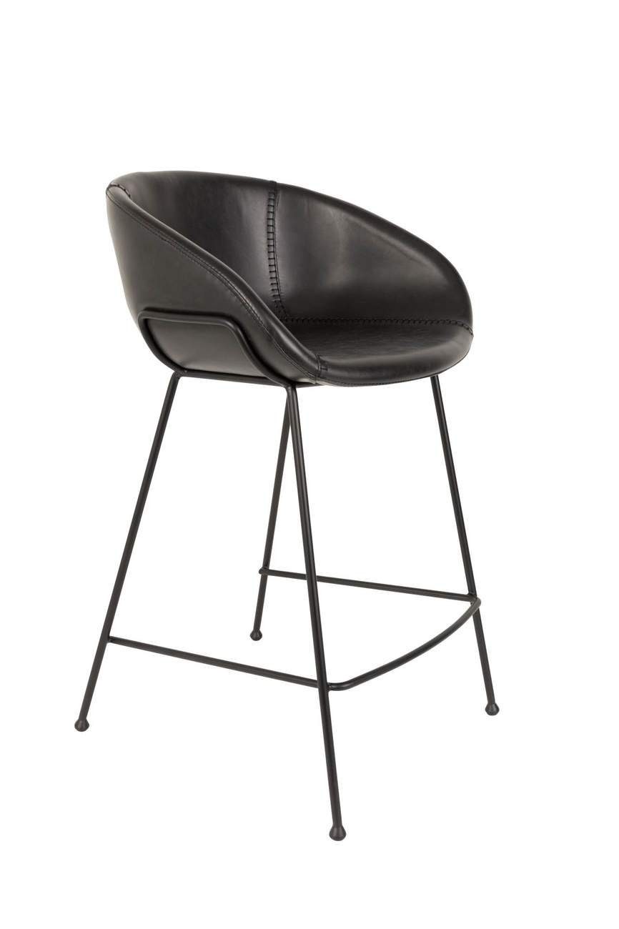 Barhocker Tresenhocker FESTON BLACK von ZUIVER